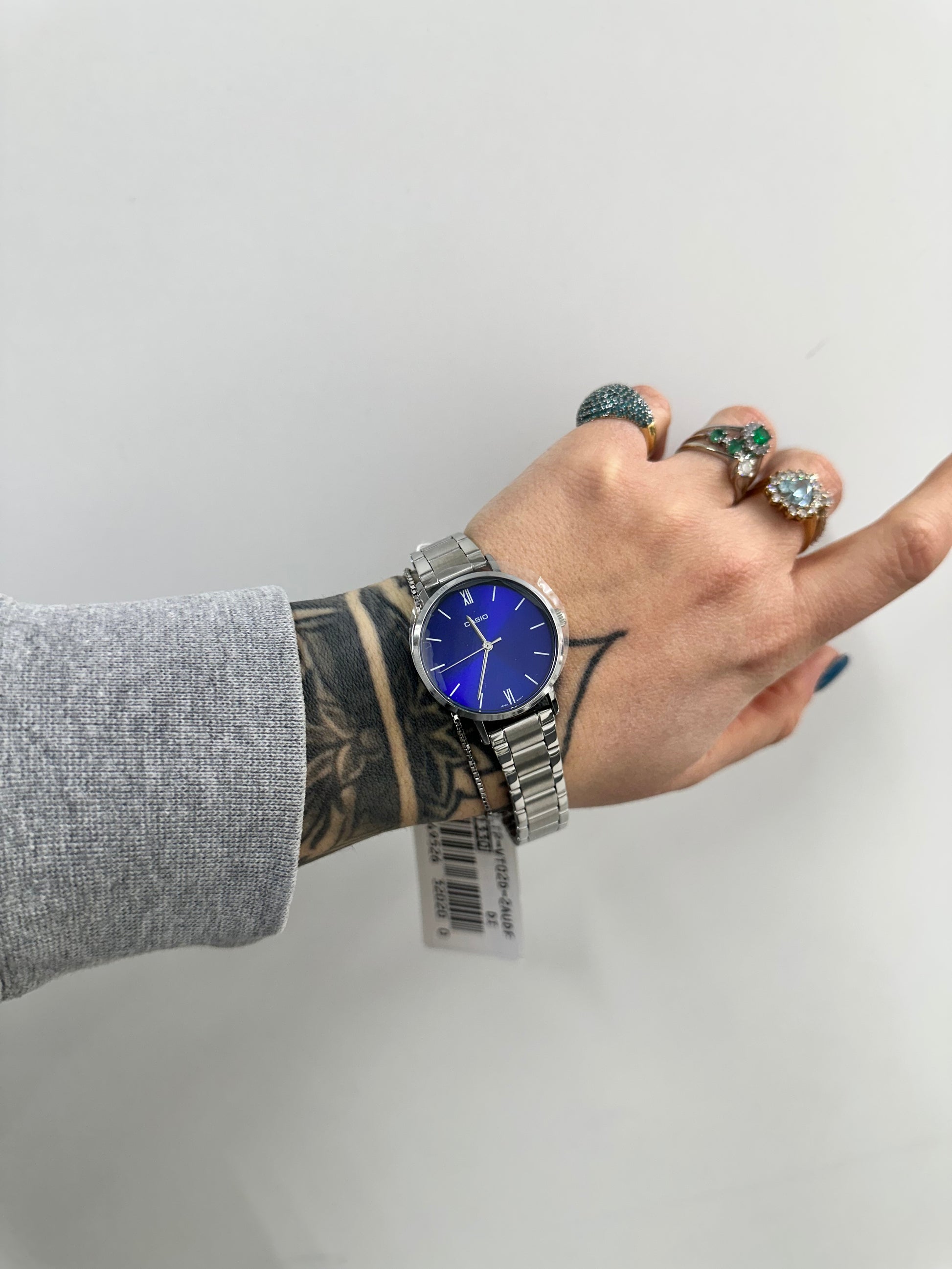 OROLOGIO CASIO QUADRANTE BLU