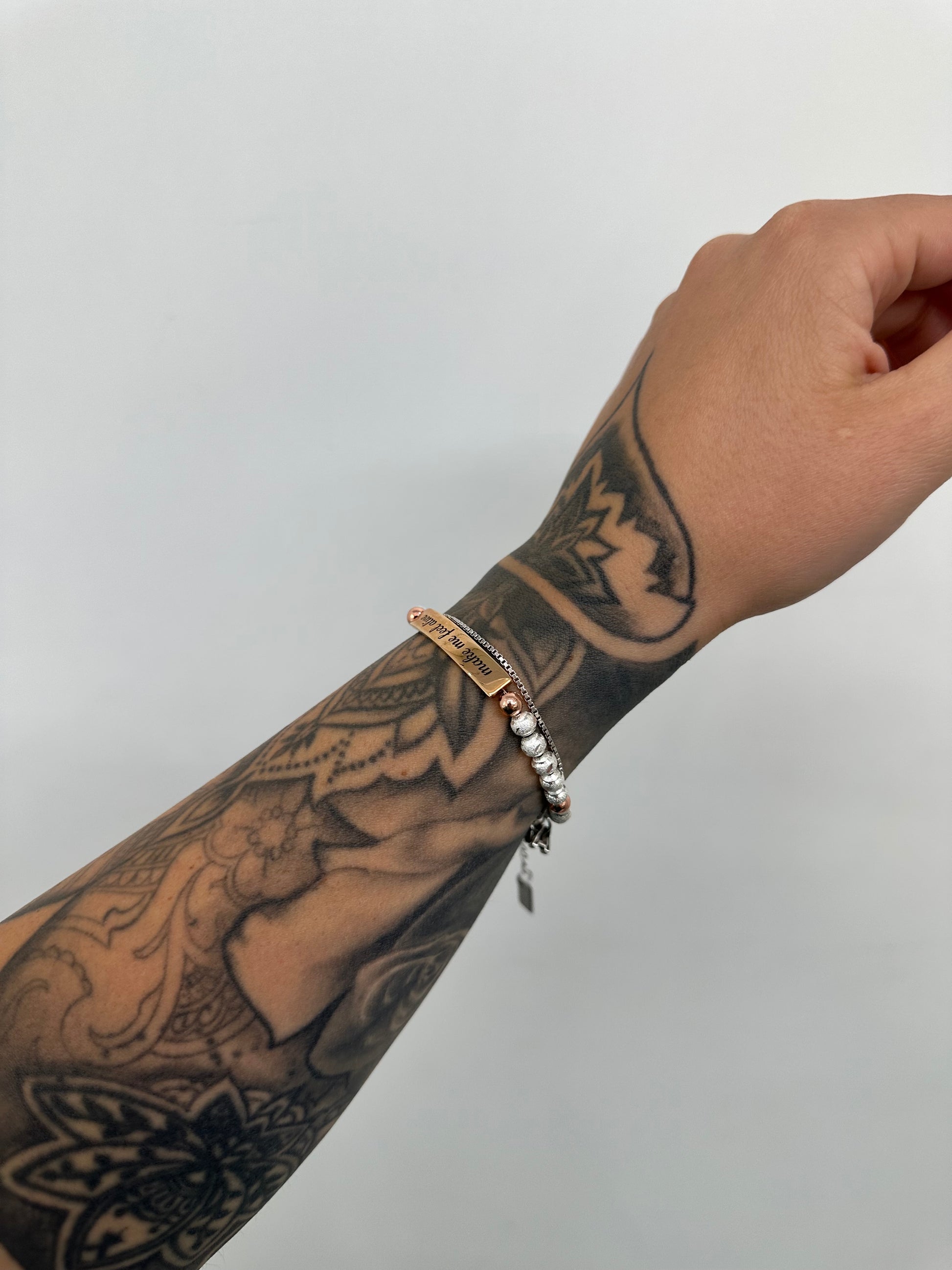 BRACCIALE DEDICATION MAKE ME FEEL ROSATO