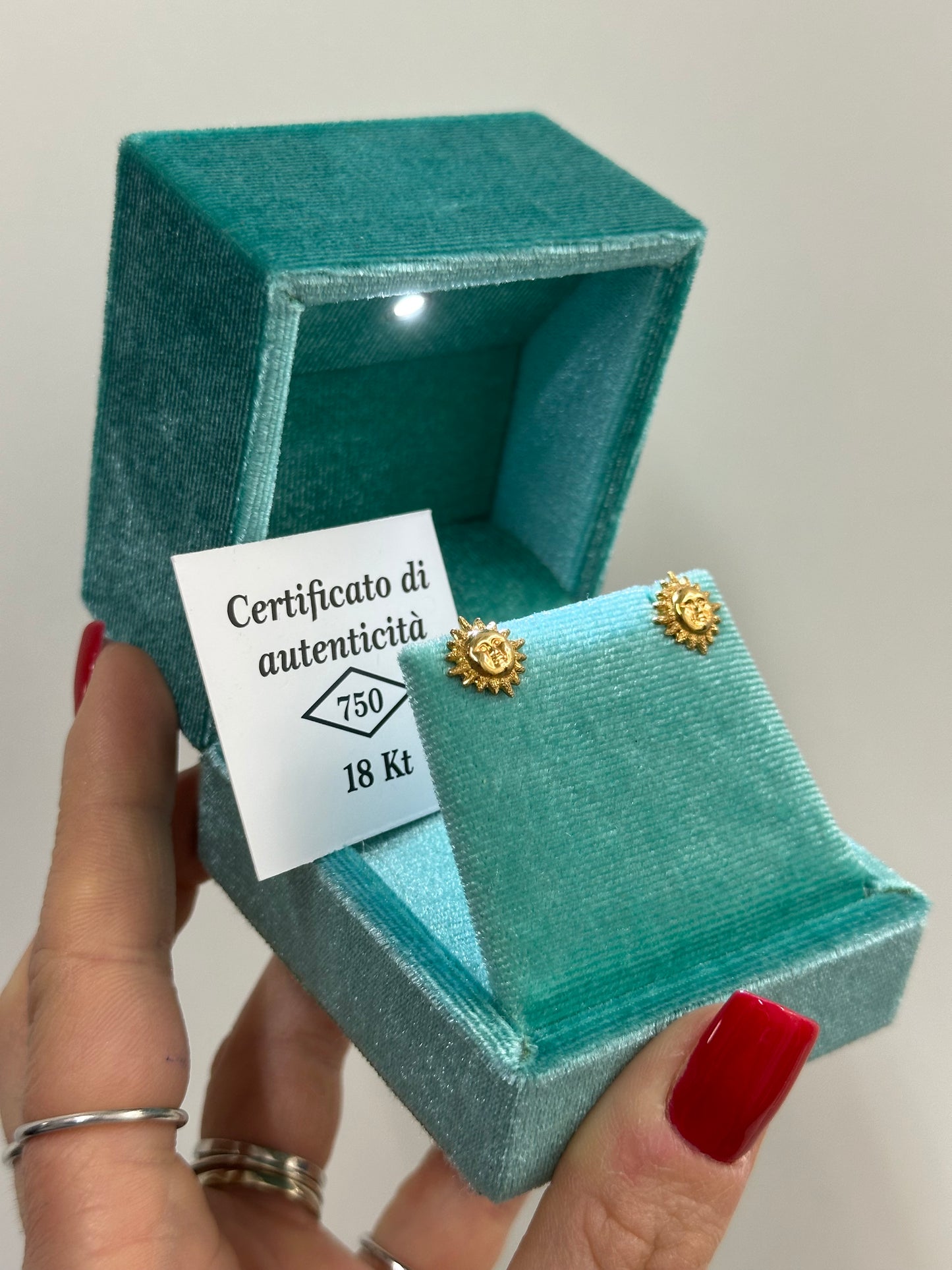 ORECCHINI SUN ORO 18KT