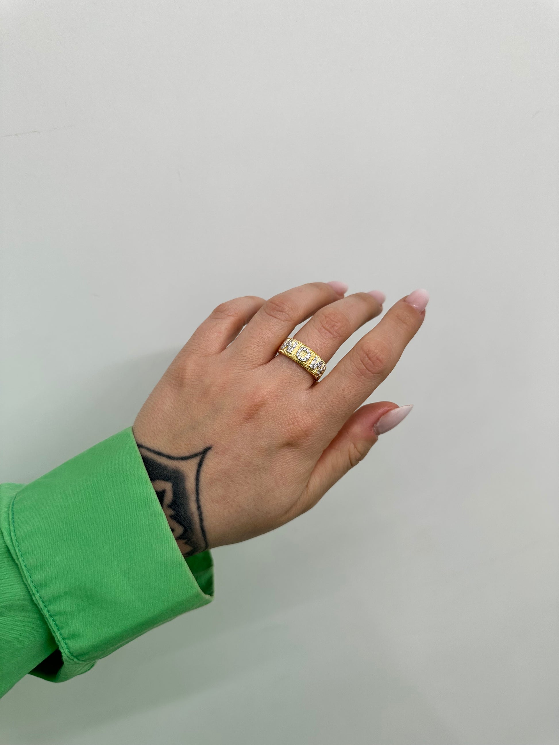 ANELLO FASCIA MOM ARGENTO 925