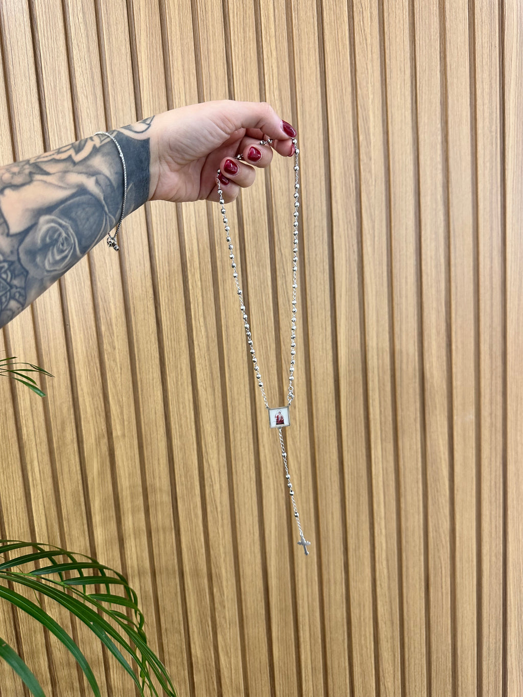 COLLANA ROSARIO CON SAN GIULIANO