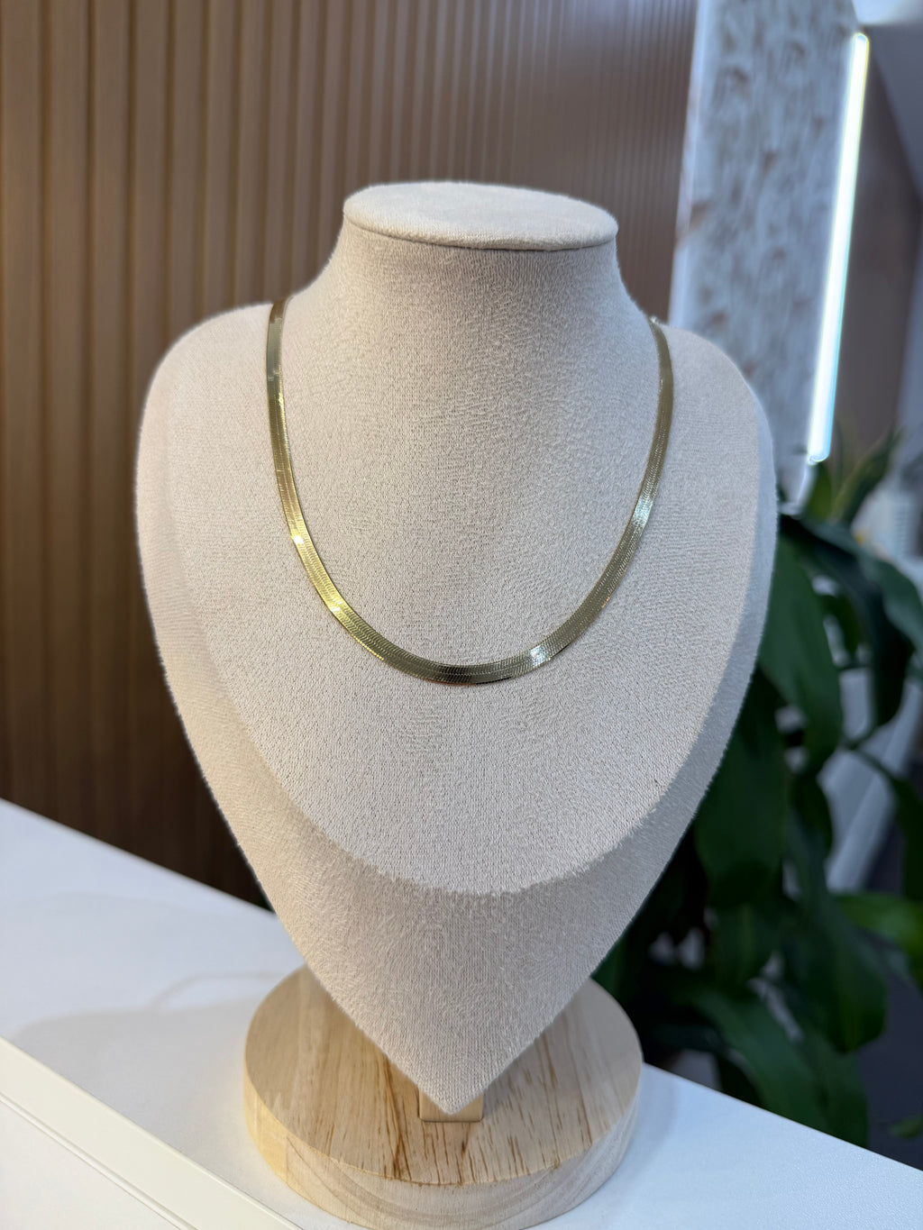 COLLANA PIATTINA ARGENTO 925 CON DORATURA