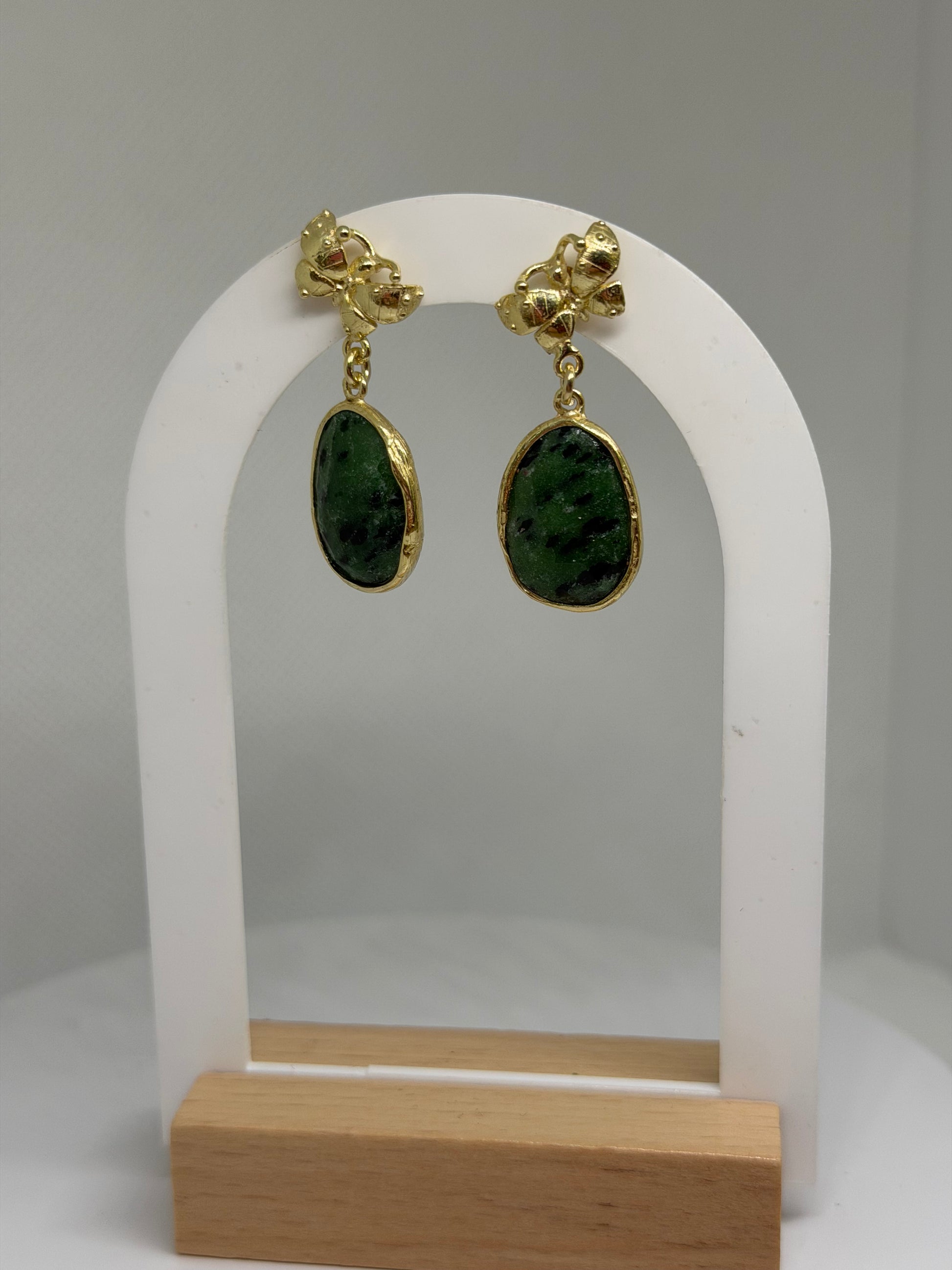 ORECCHINI FEDELE AGATA NATURALE ARGENTO 925
