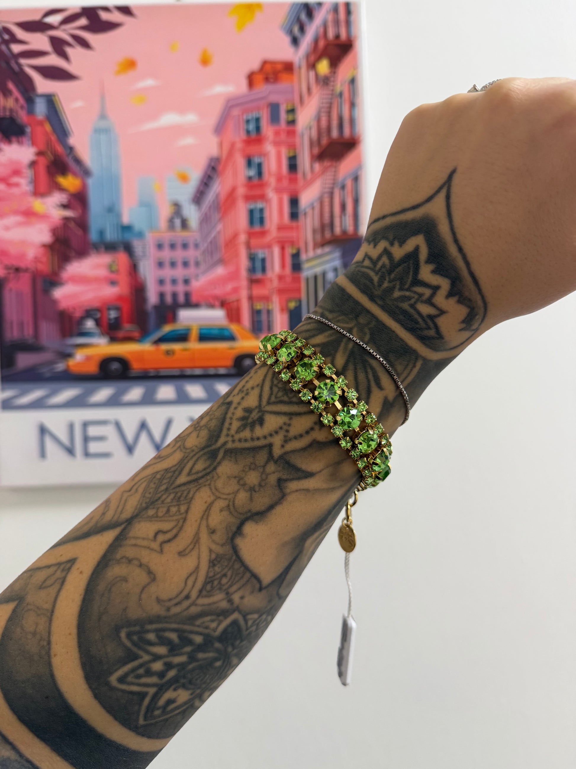 BRACCIALE GREEN MEDIUM SAKI