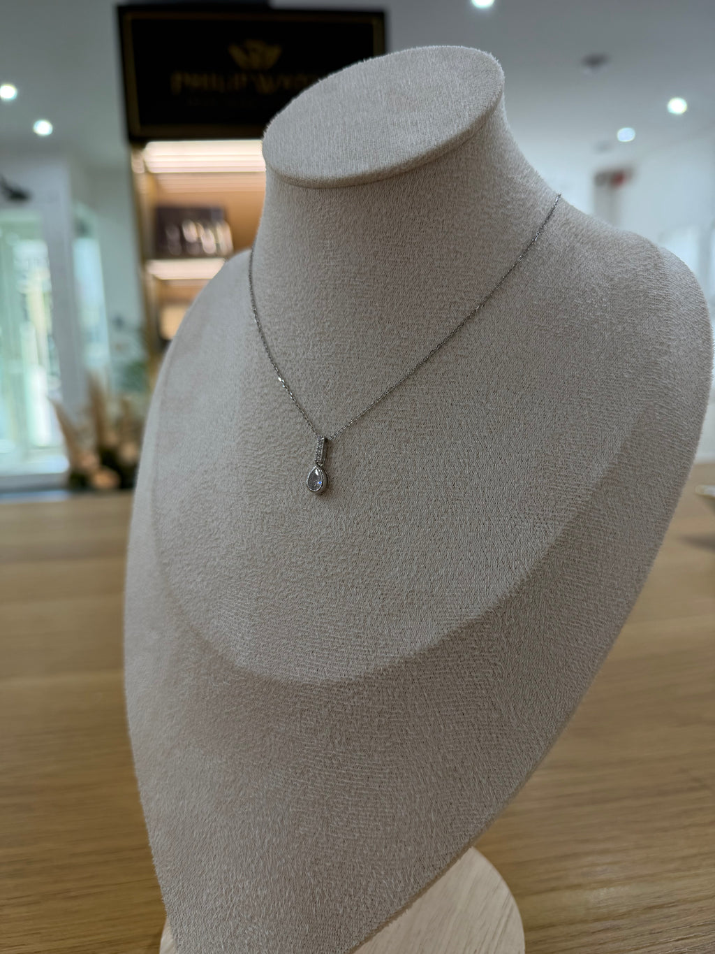 COLLANA GOCCIA ARGENTO 925