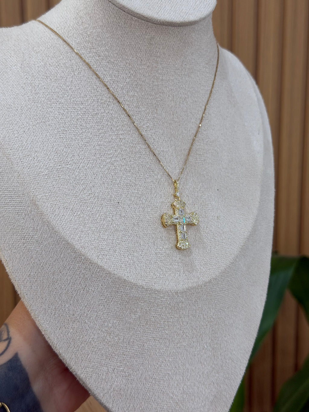 COLLANA ARGENTO 925 CROCE VALERY