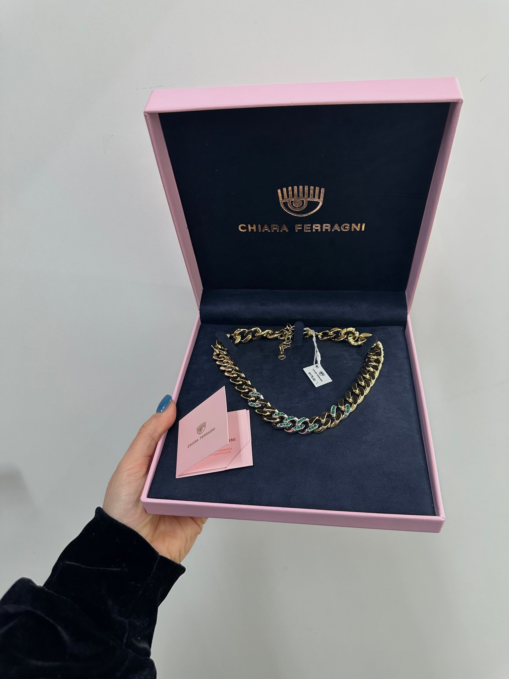 COLLANA GRUMETTA GREEN CHIARA FERRAGNI COLLECTION