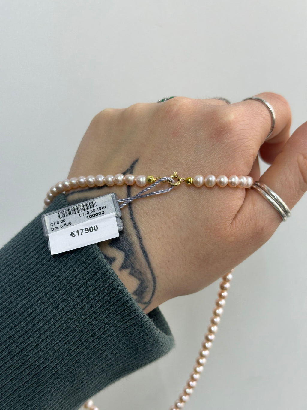 COLLANA IKI PERLE DI ACQUA DOLCE ORO 18KT
