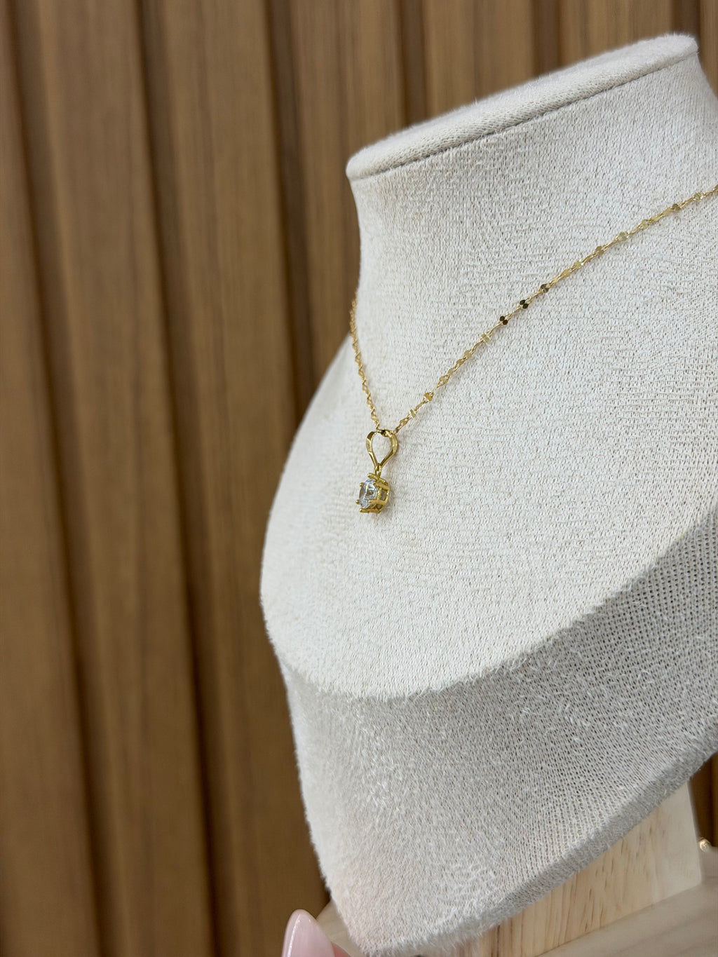 COLLANA PUNTO LUCE ORO 18KT