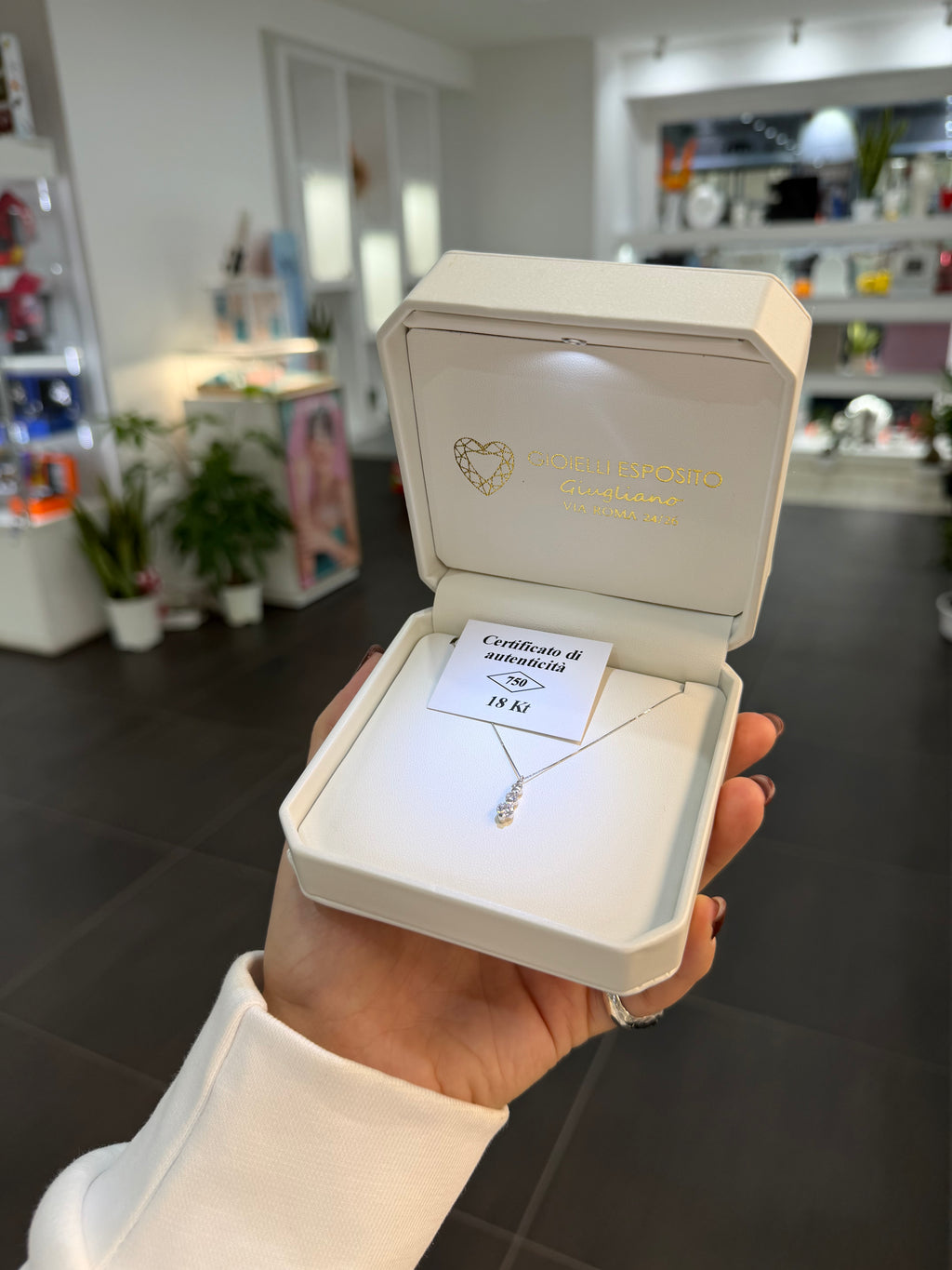 COLLANA TRILOGY ORO 18KT