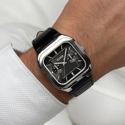 OROLOGIO CLUSE QUADRUS BLACK