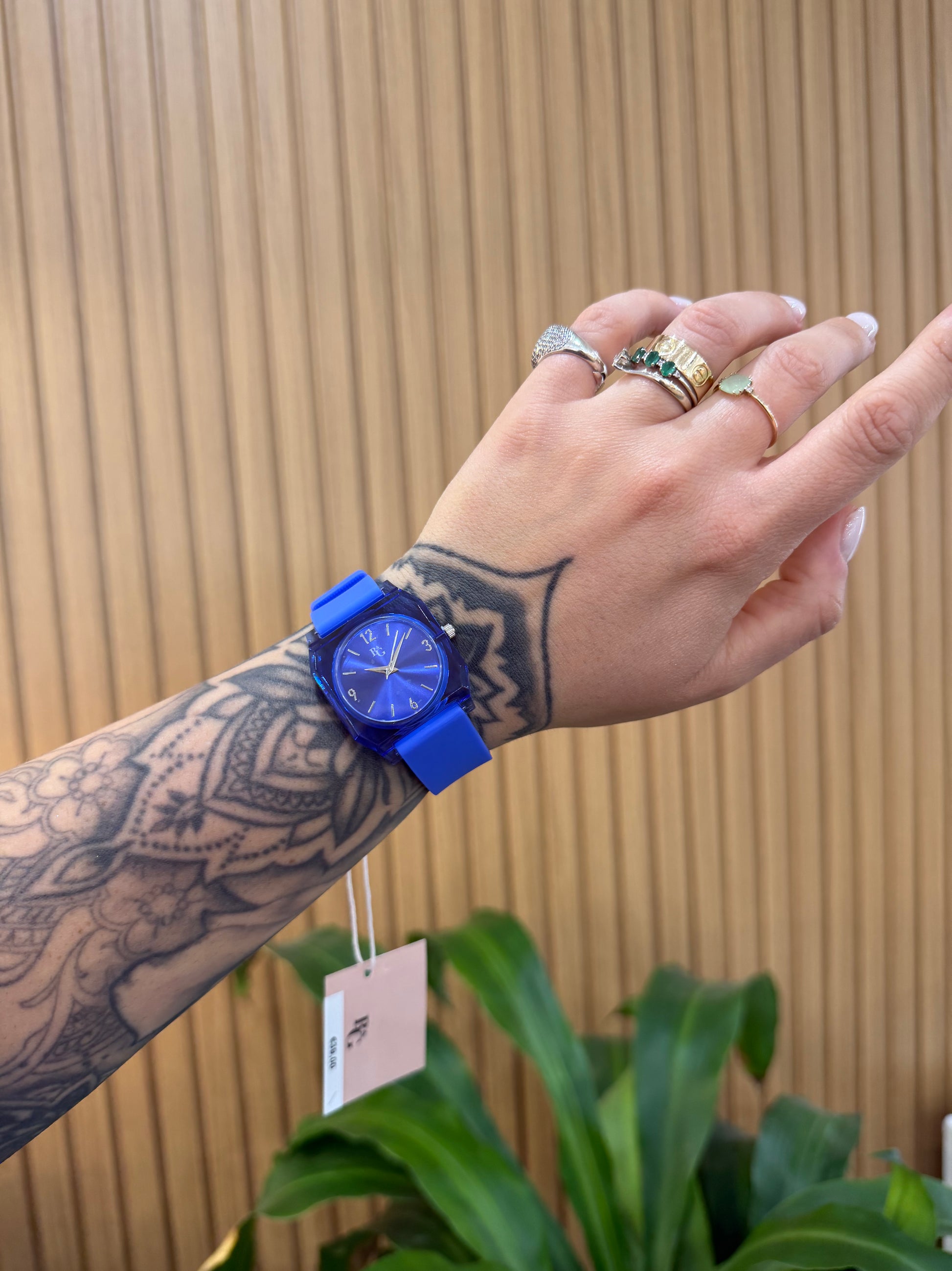 OROLOGIO B&G COLORS BLU