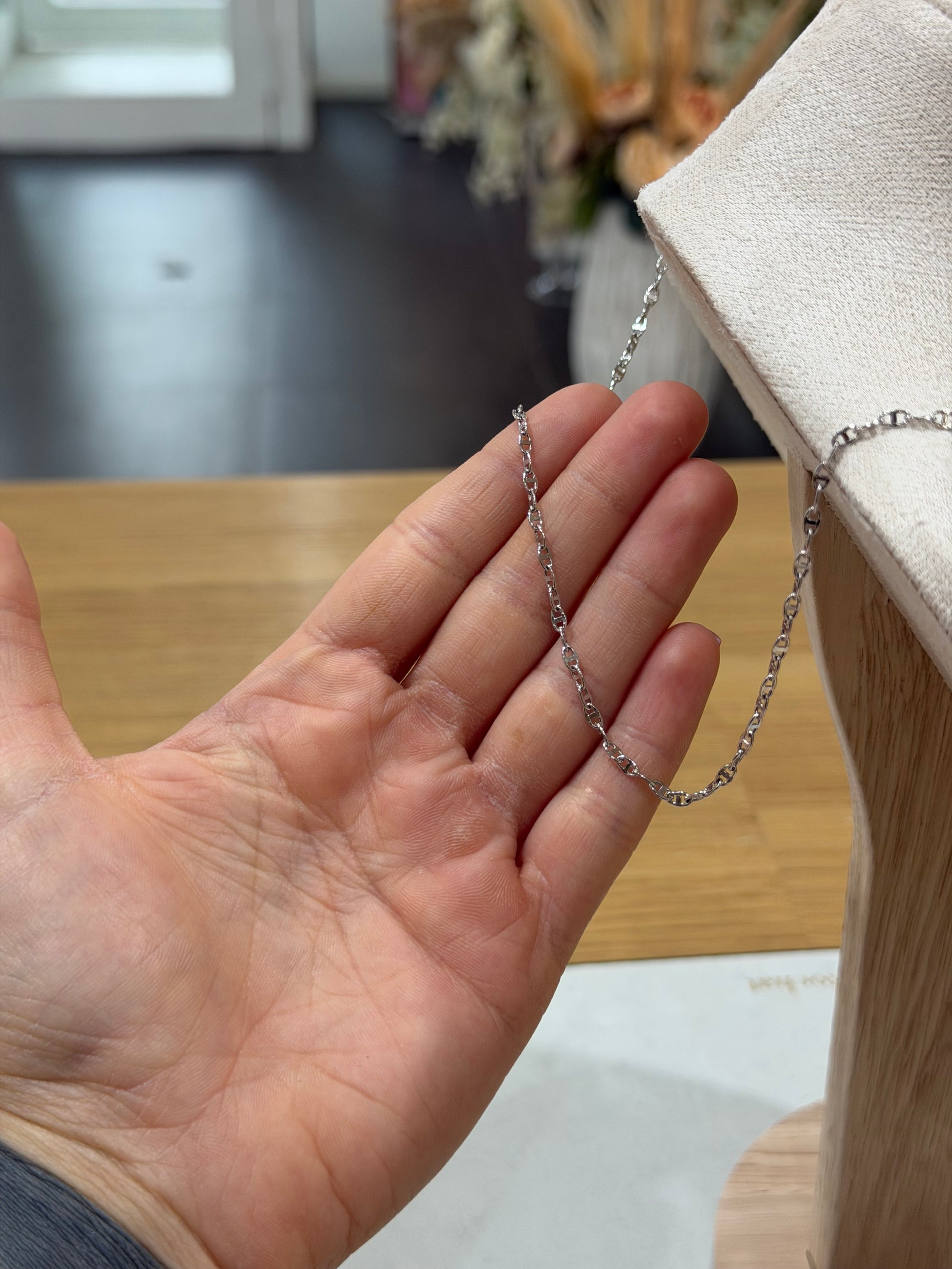 COLLANA ORO 18KT CON CIONDOLO TIMONE