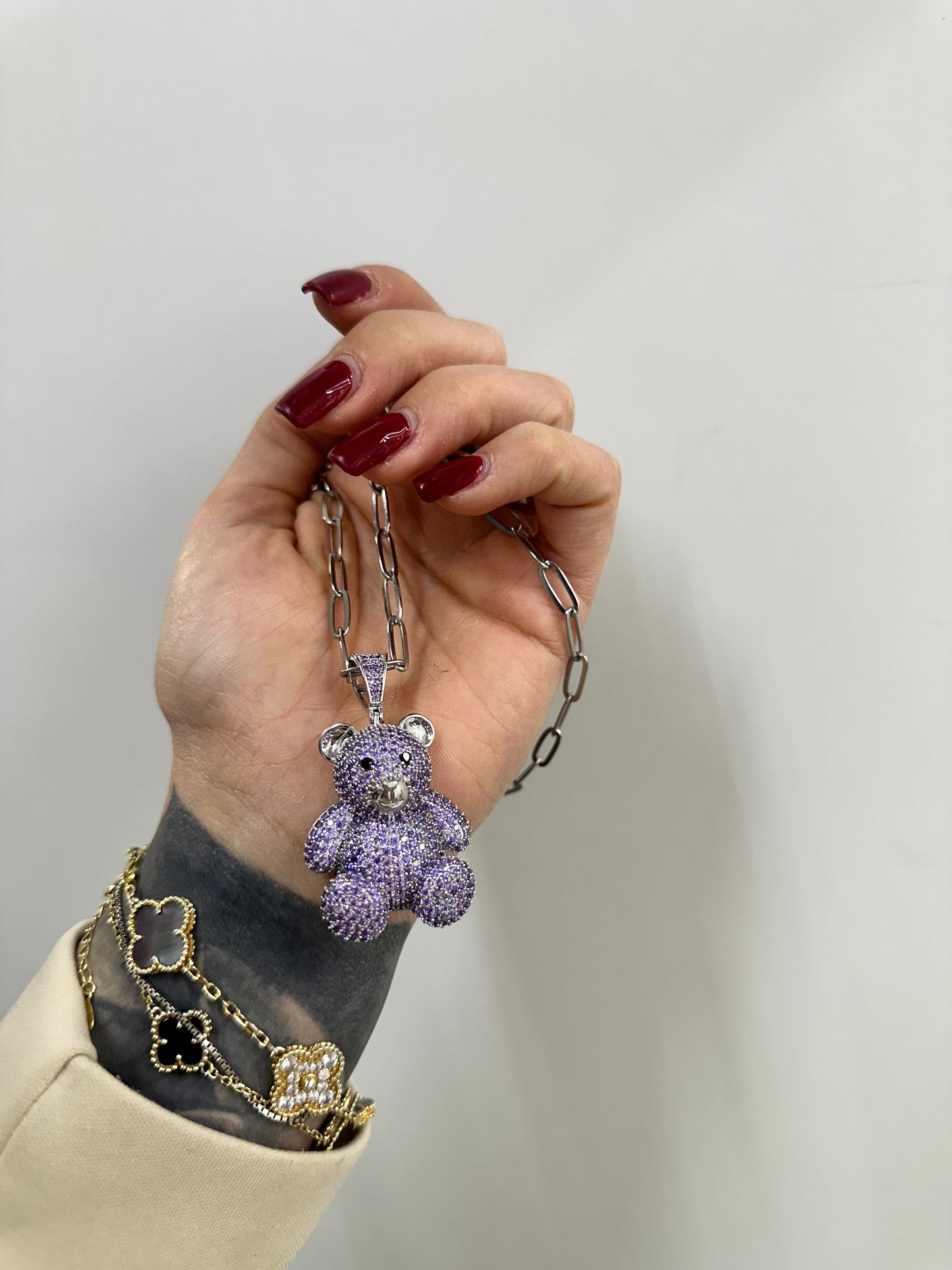 COLLANA MEGA TEDDY VIOLA