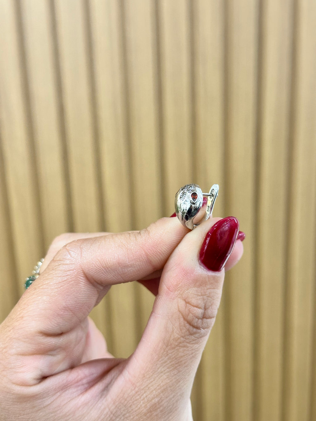 ORECCHINI SNAKE ARGENTO