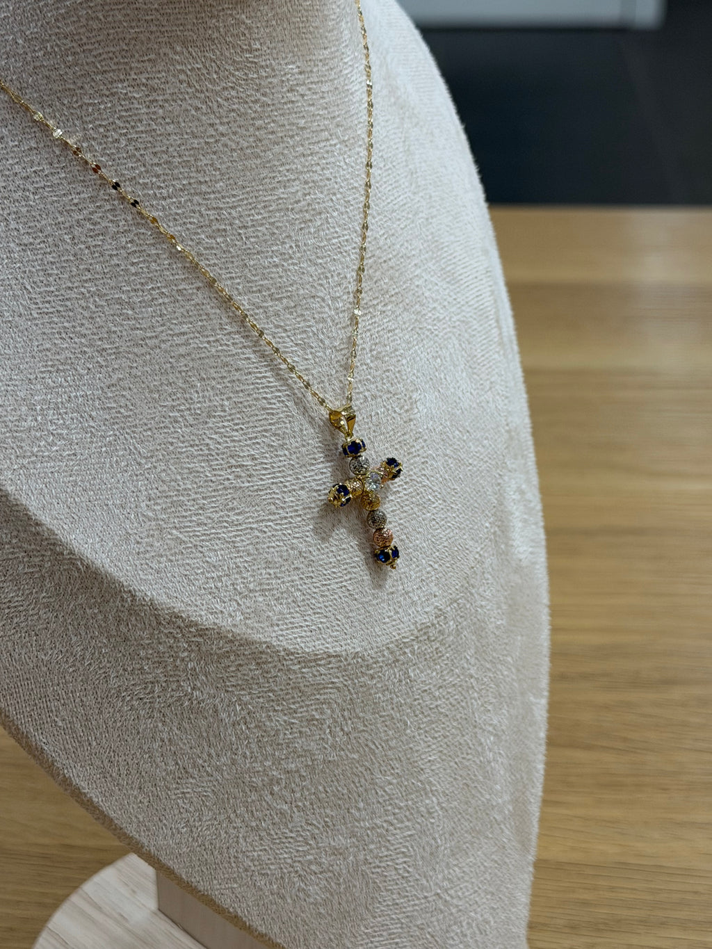 COLLANA ORO 18KT MILLELUCI MAGIC BLU