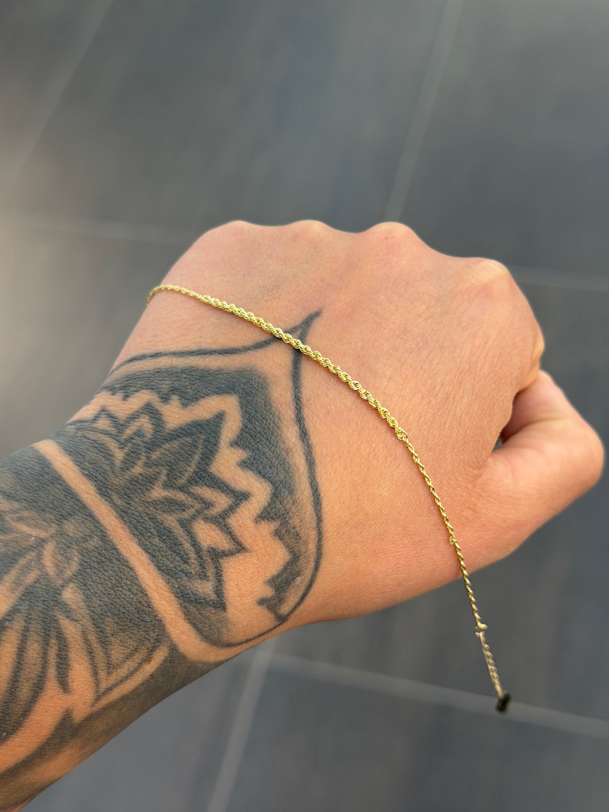 BRACCIALE ORO 18KT LASER CENTRALE