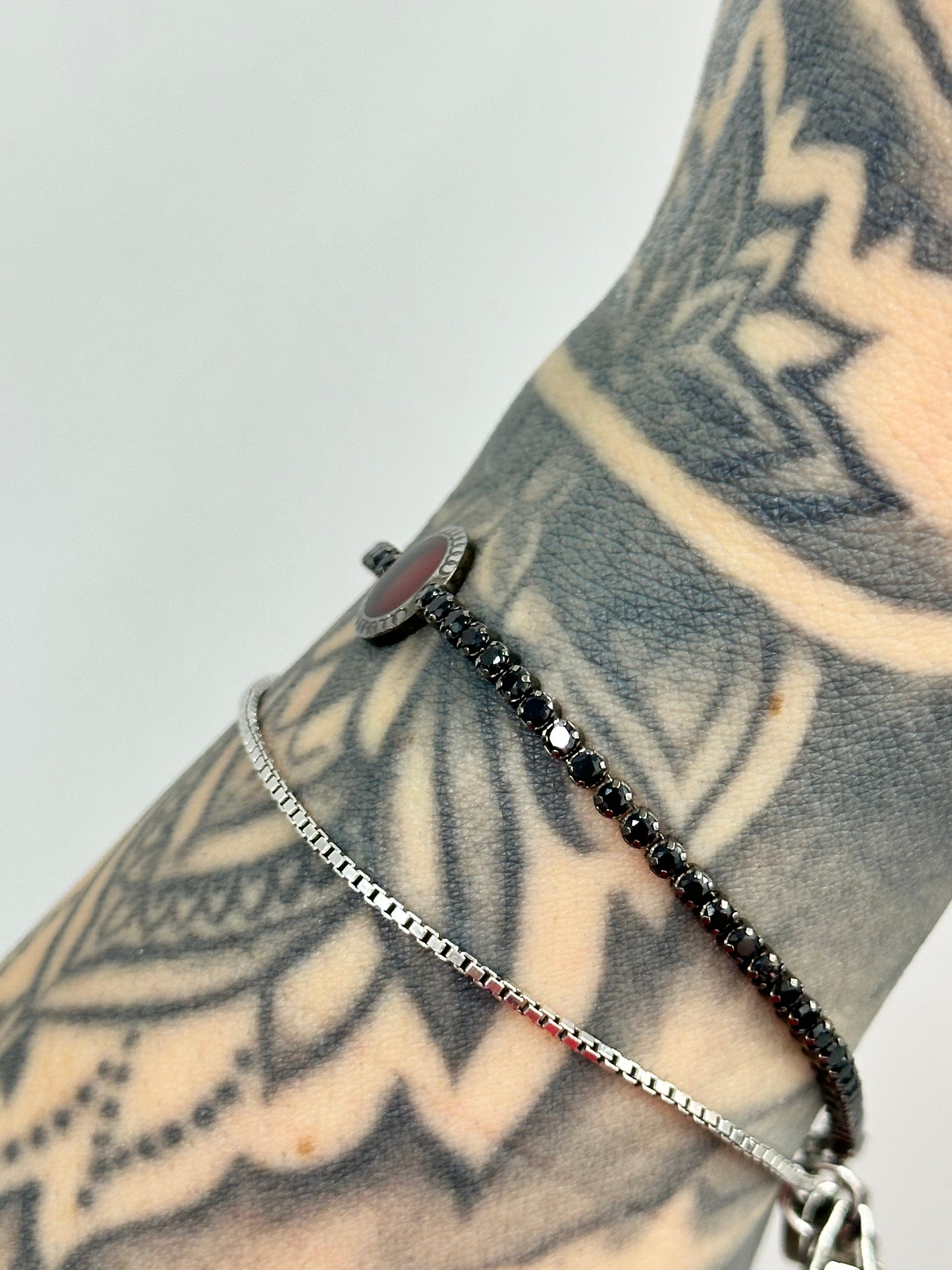 BRACCIALE GOYATÈ TENNIS BLACK