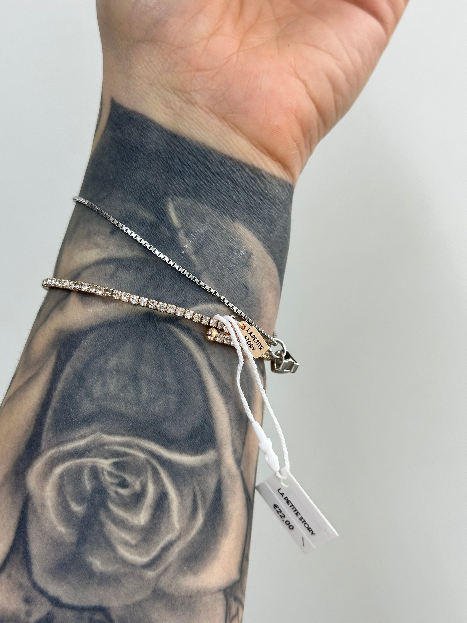 BRACCIALE TENNIS CON FARFALLA