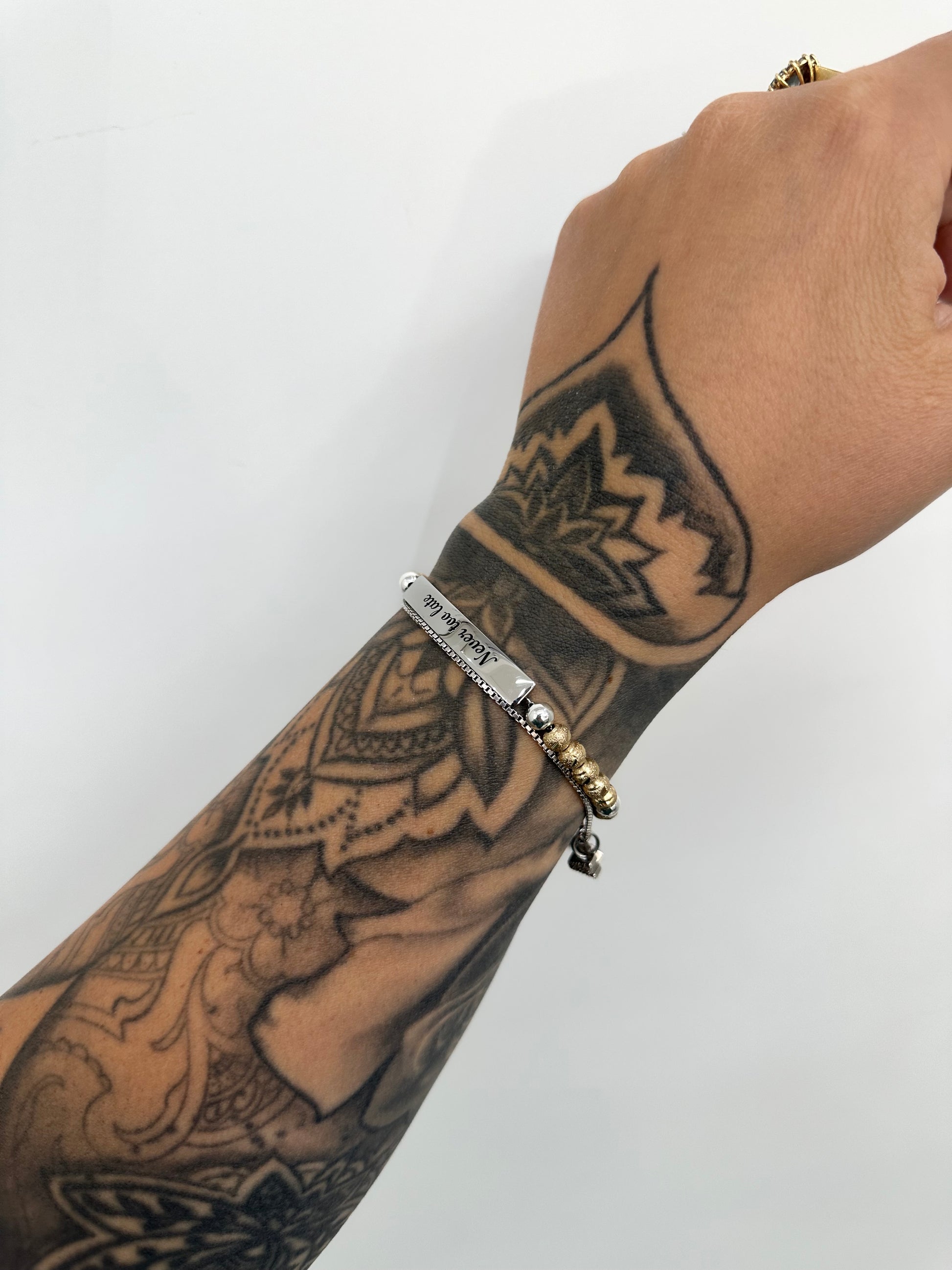 BRACCIALE DEDICATION NEVER TOO LATE