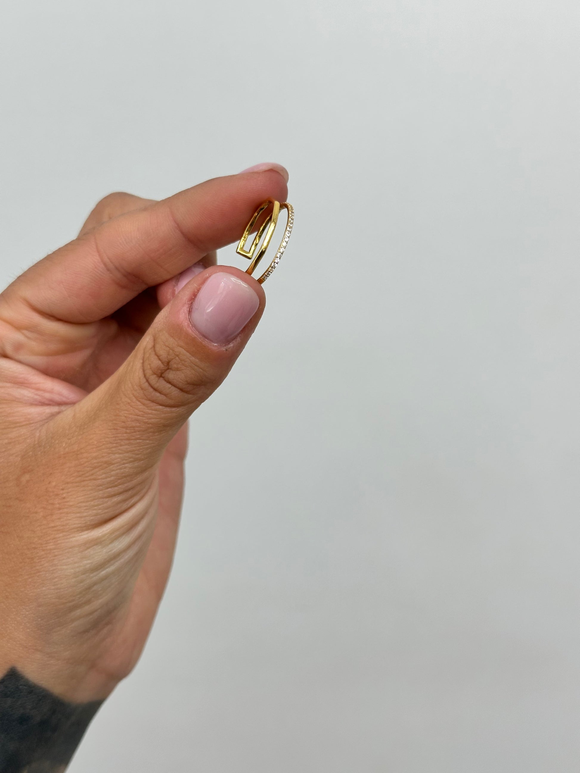 ANELLO AURORA ARGENTO 925 CON DORATURA