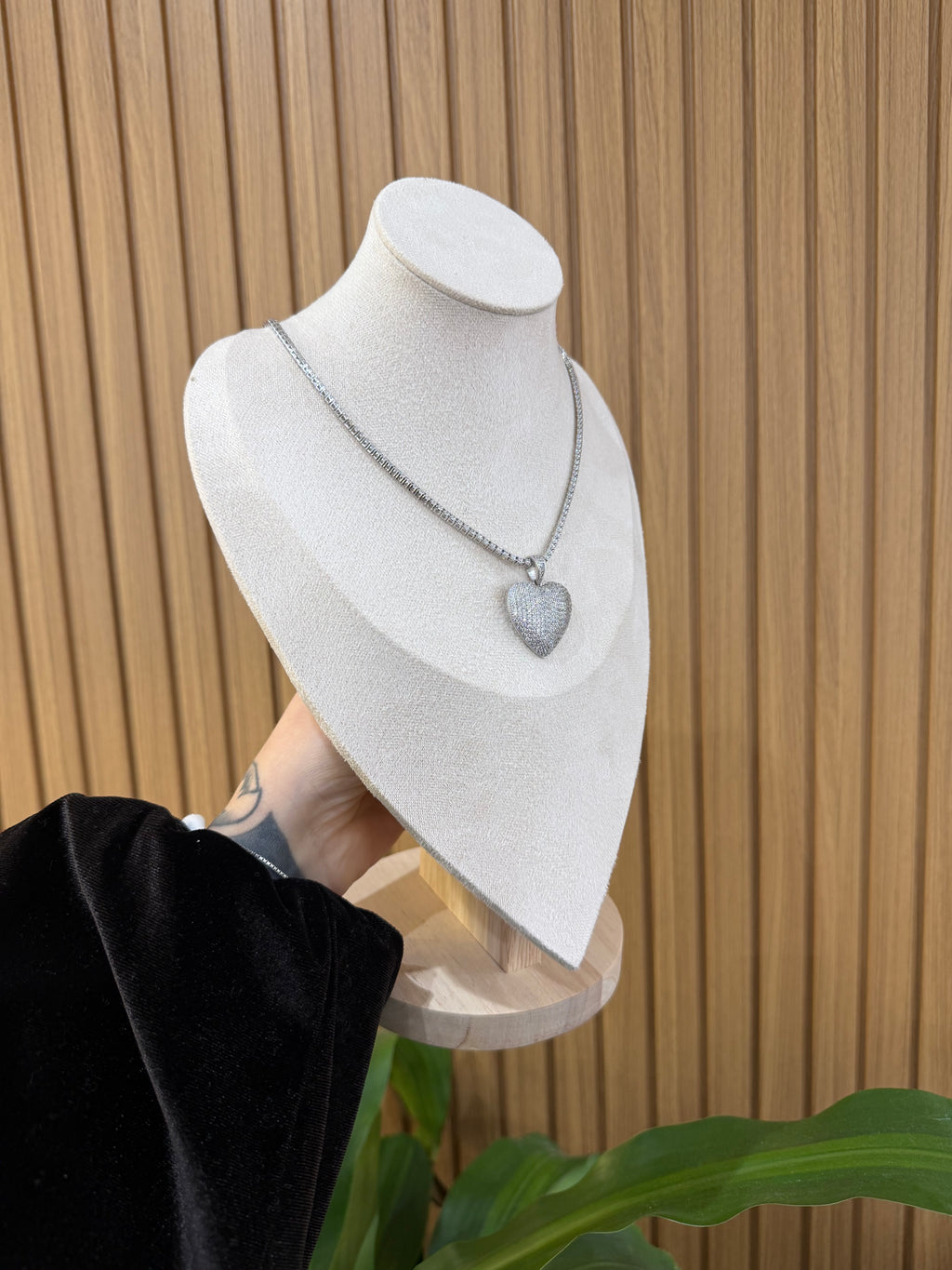 COLLANA TENNIS CON CUORE