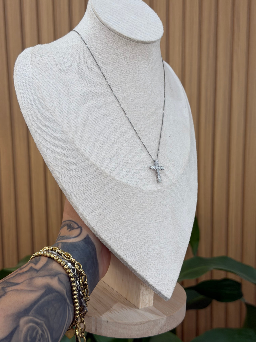 COLLANA ARGENTO 925 CON CROCE FLAWLESS