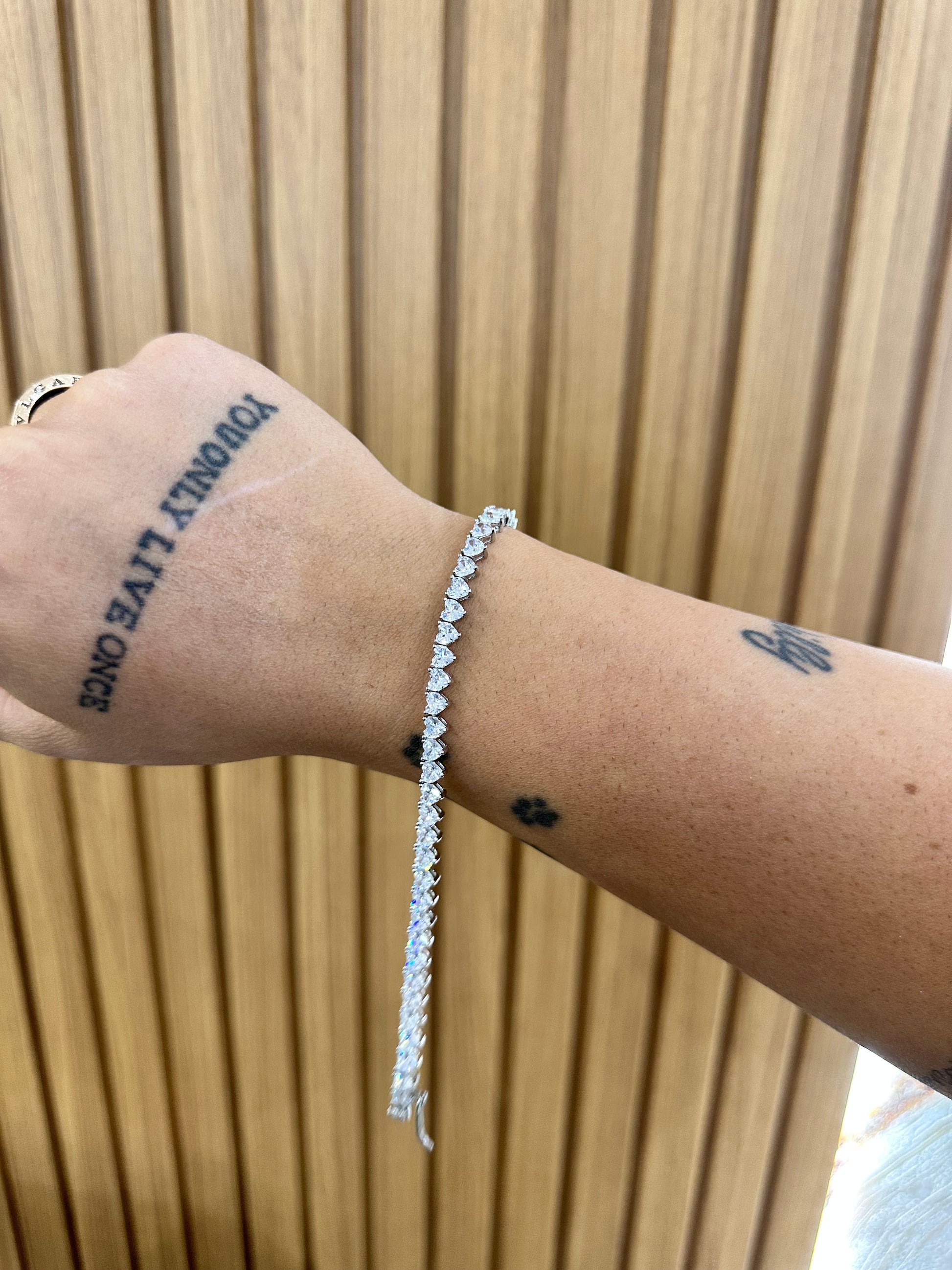 BRACCIALE TENNIS CUORI