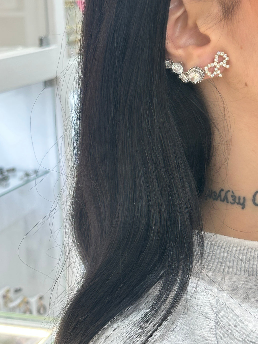 ORECCHINI FIOCCHETTO CON DORATURA S'AGAPO