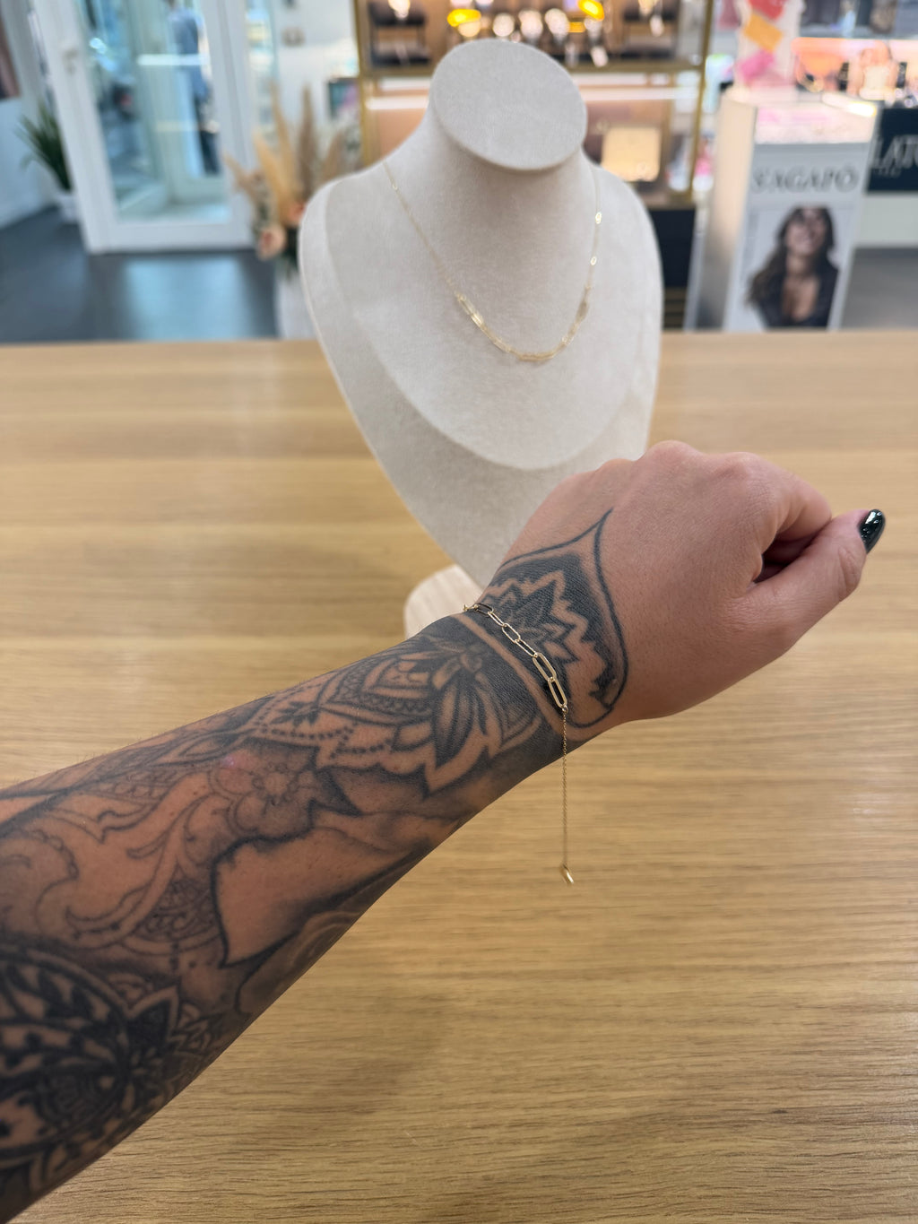 COMPLETO ORO 18KT COLLANA E BRACCIALE