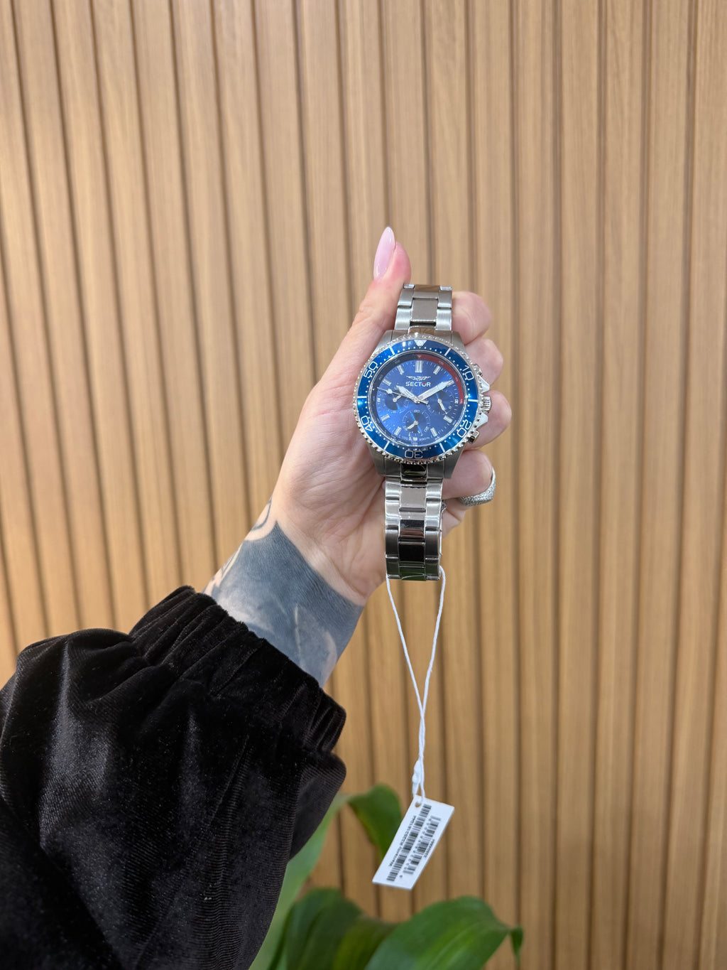 OROLOGIO SECTOR GHIERA BLU