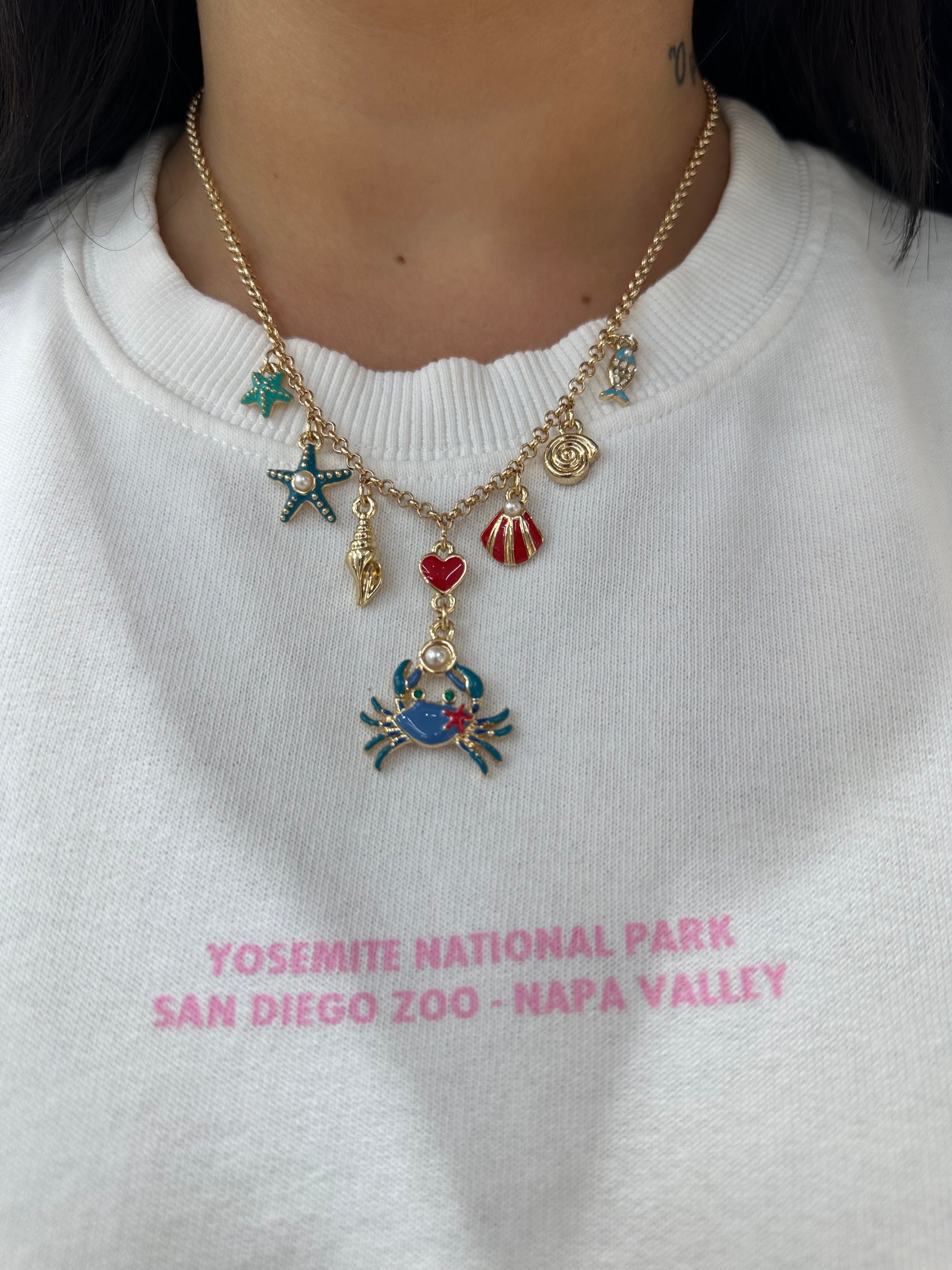 COLLANA AMO CAPRI CON GRANCHIO