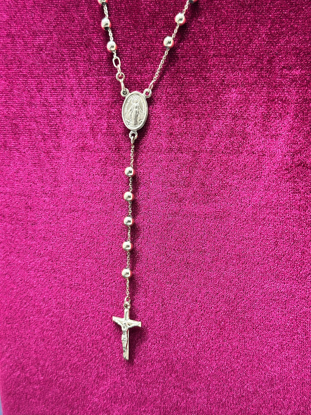 COLLANA ROSARIO ORO 18KT