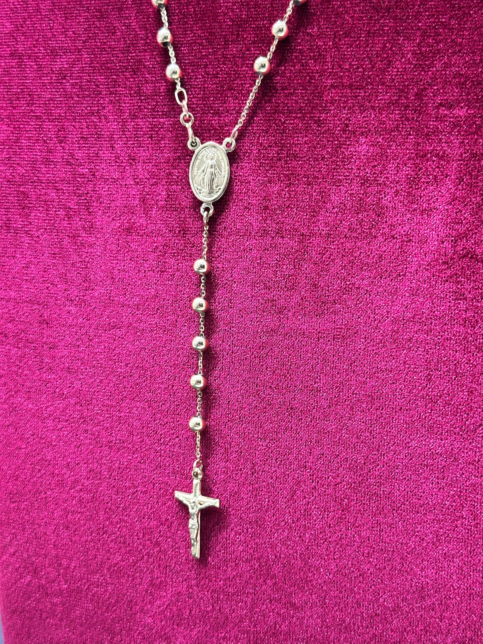 COLLANA ROSARIO ORO 18KT