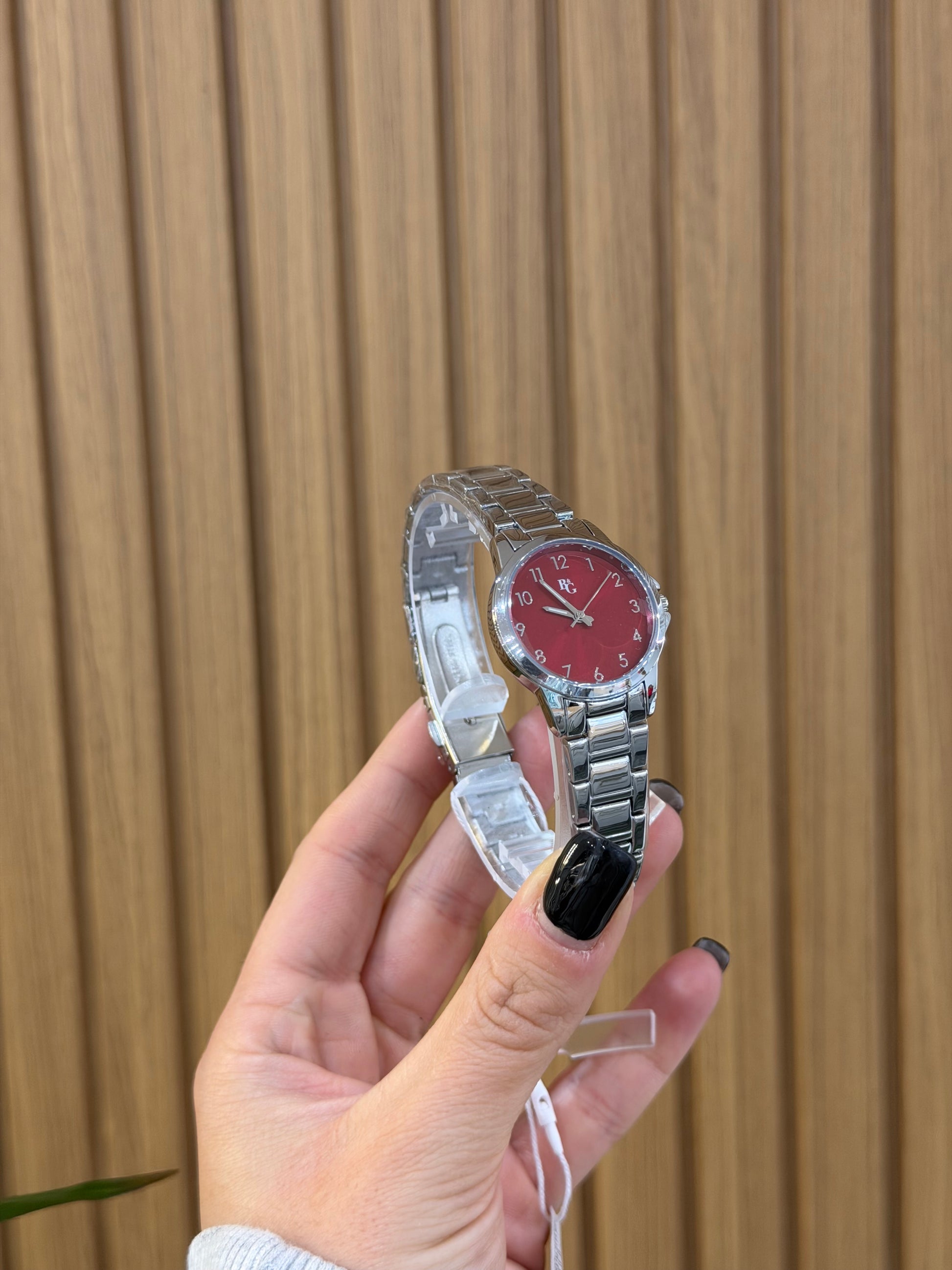 OROLOGIO B&G QUADRANTE ROSSO
