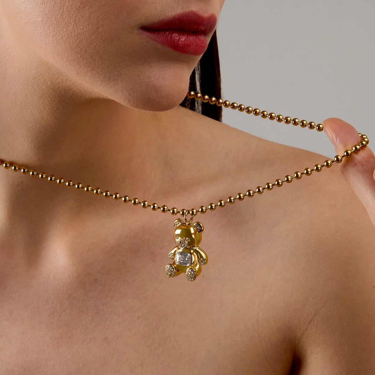 COLLANA GCDS CORAGGIO BEAR