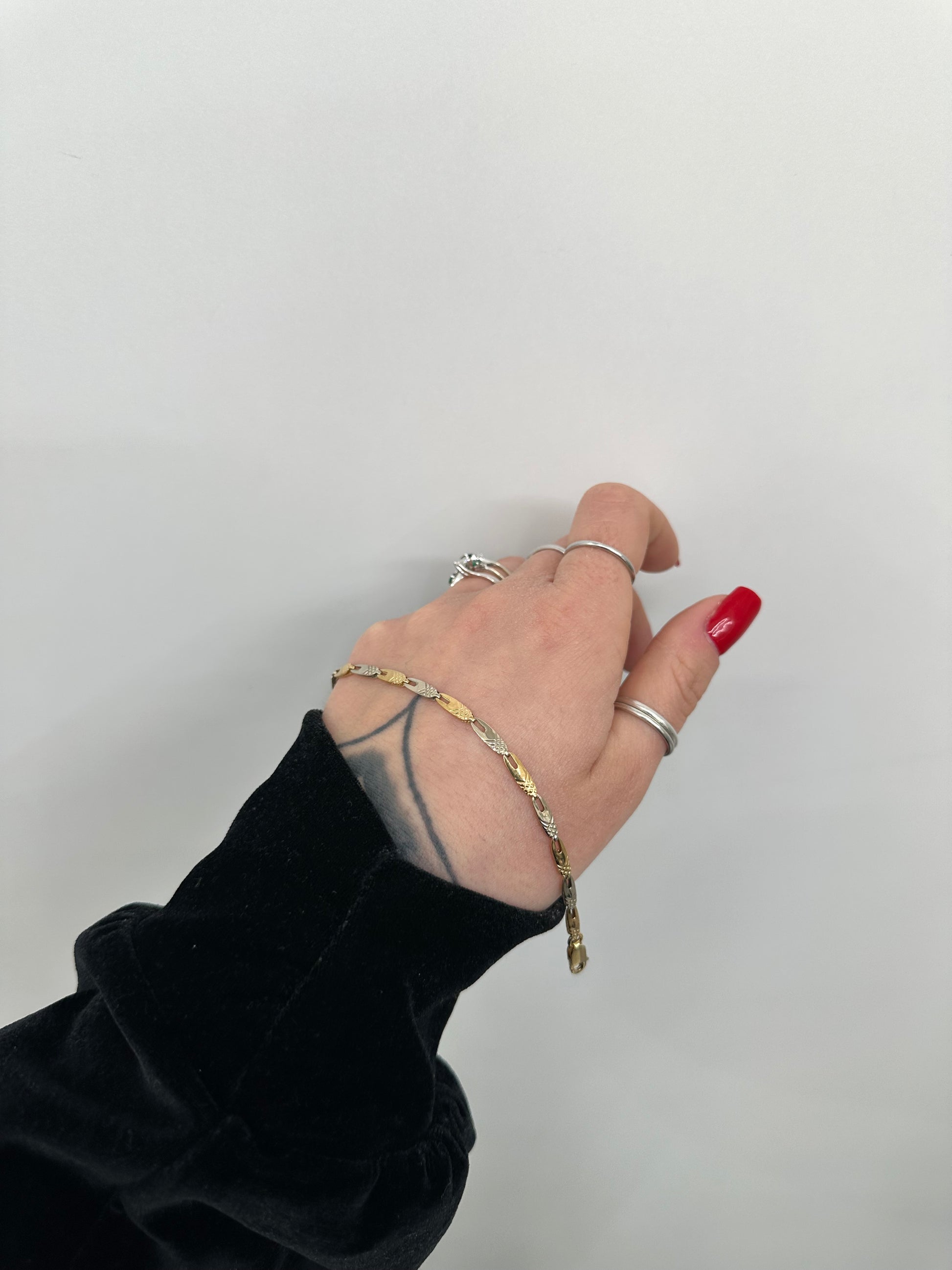 BRACCIALE ORO 18KT BICOLORE