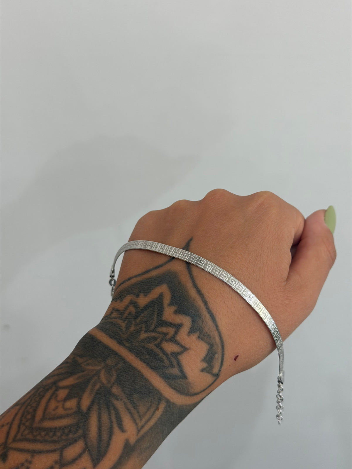 BRACCIALE PIATTINA DOUBLE FACE ARGENTO 925