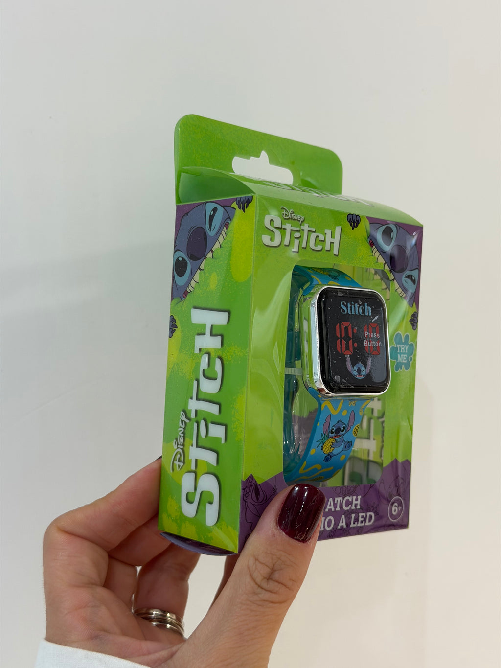 OROLOGIO STITCH BLU DISNEY LED