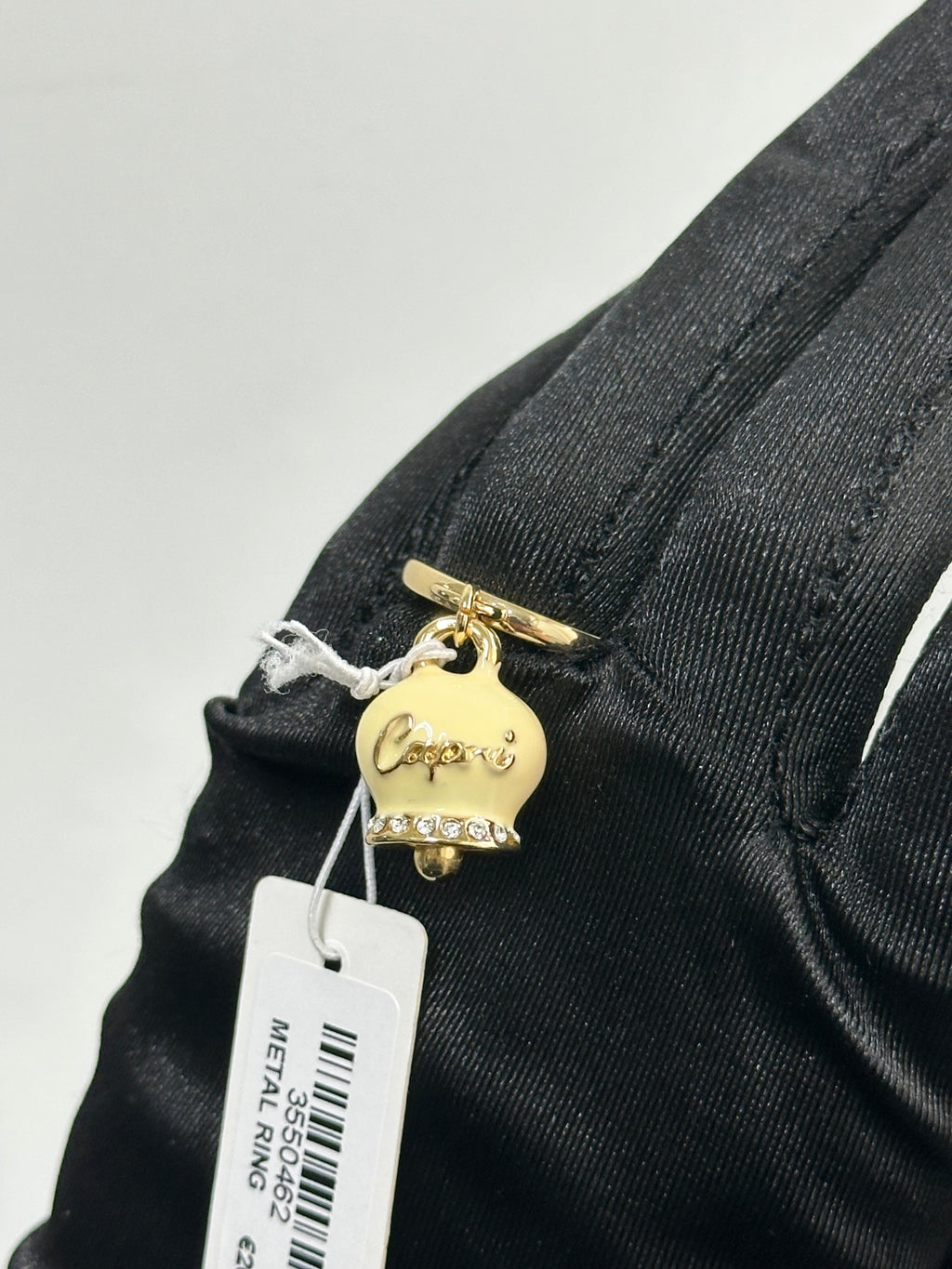 ANELLO CAMPANELLA BEIGE AMO CAPRI