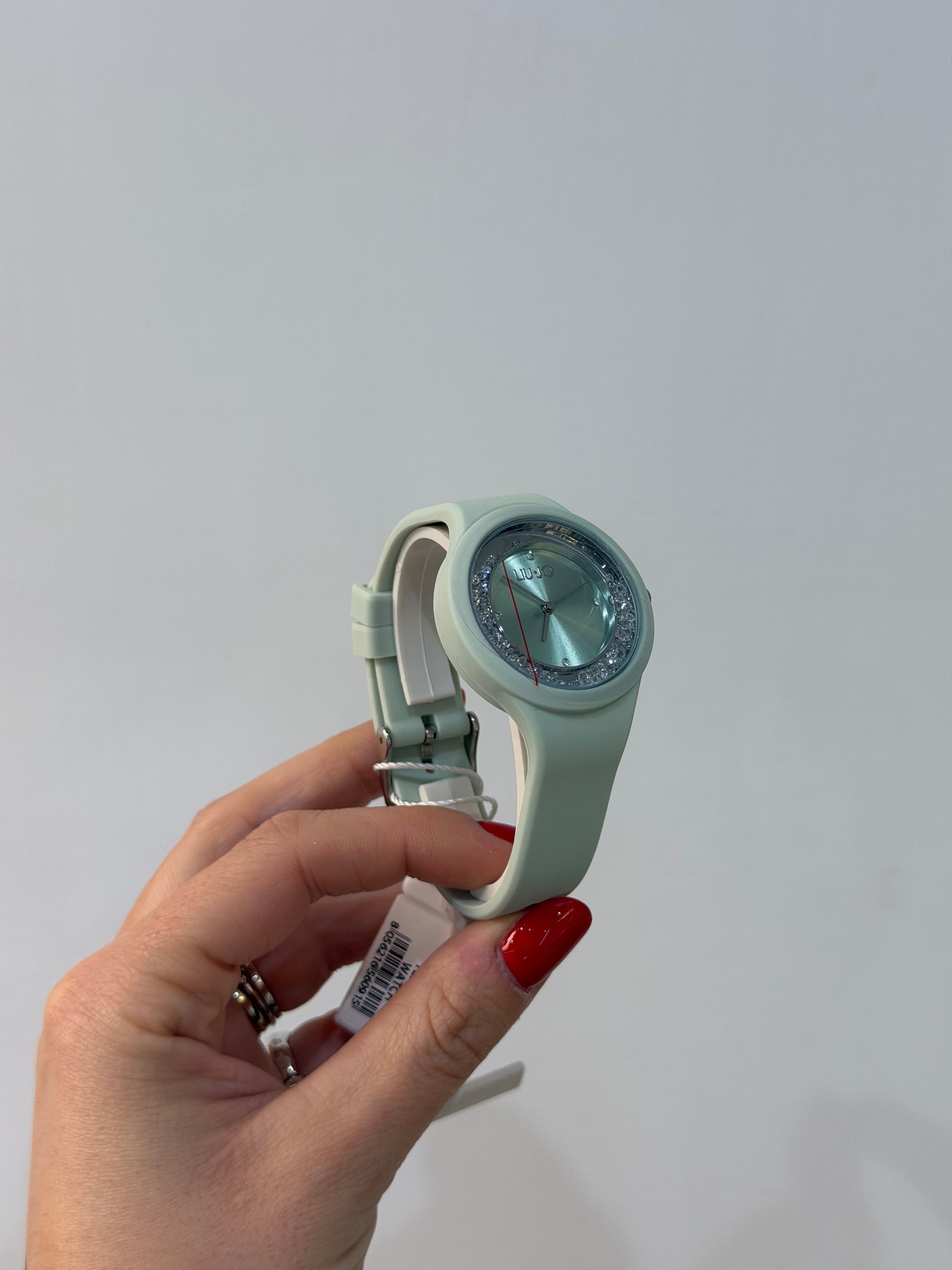 OROLOGIO LIU JO IN GOMMA VERDE ACQUA