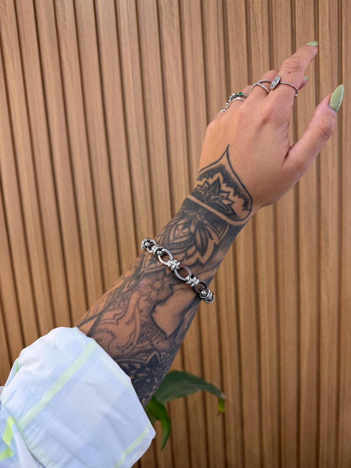 BRACCIALE STRONG IN ACCIAIO