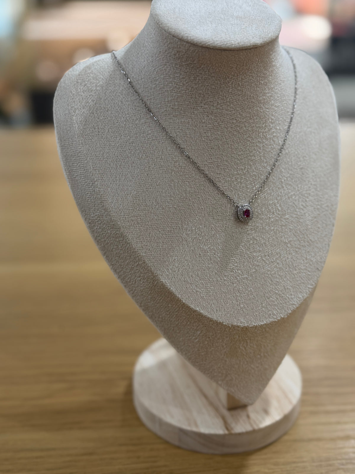 COLLANA PUNTO LUCE MEIRA RED ARGENTO 925