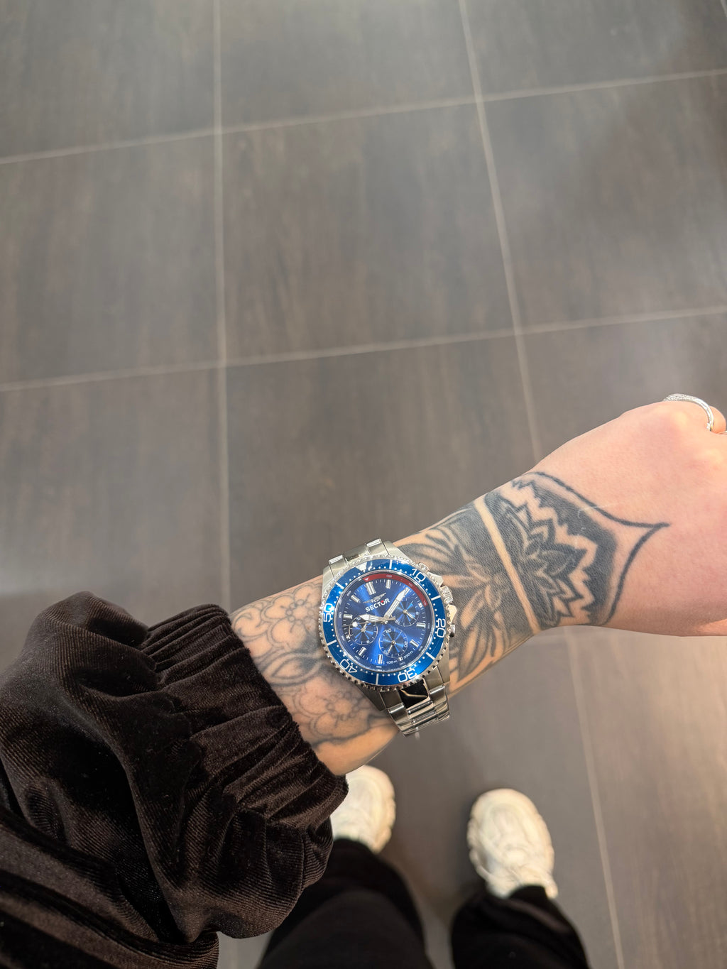 OROLOGIO SECTOR GHIERA BLU
