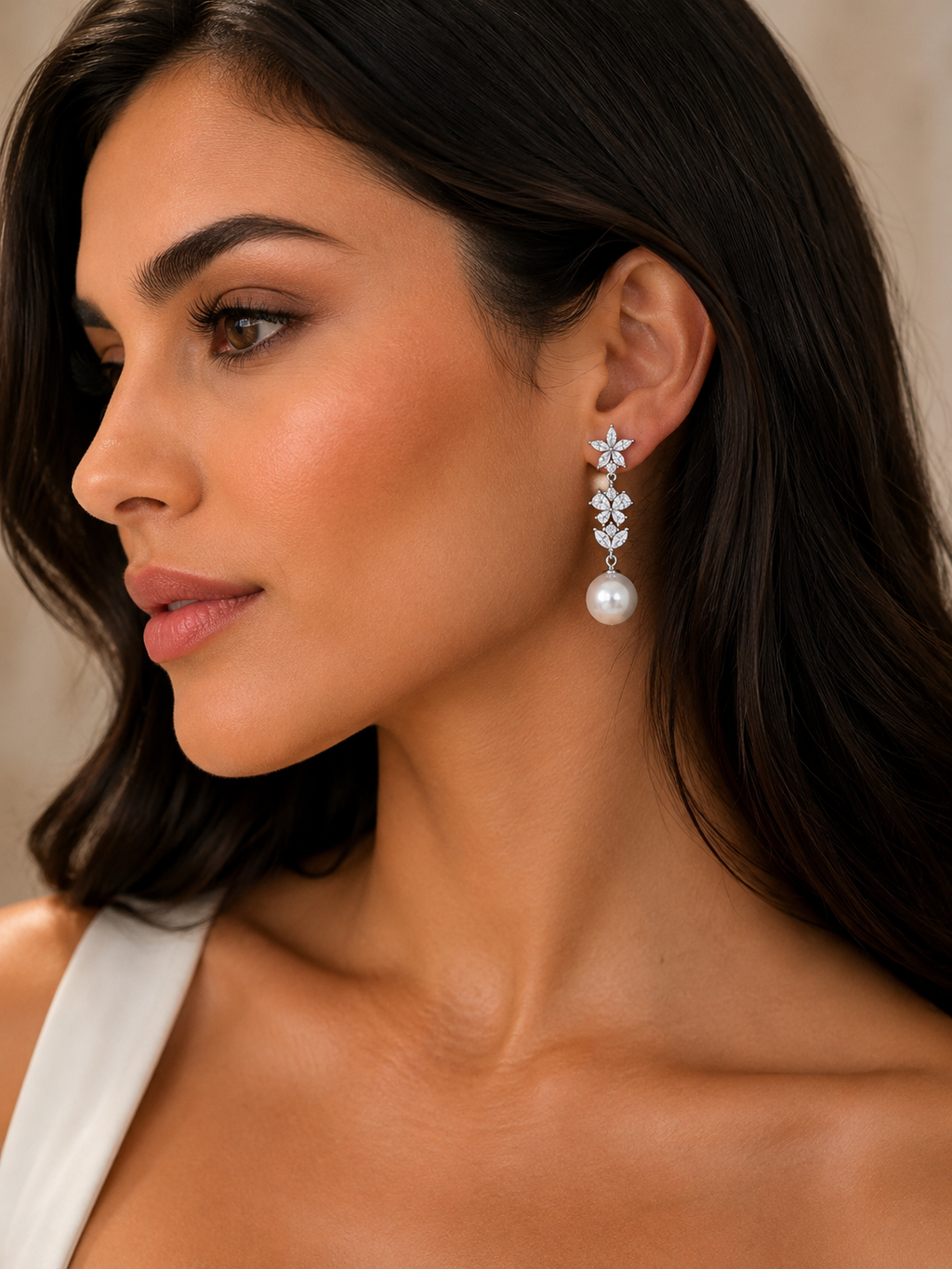 ORECCHINI HALO ARGENTO 925