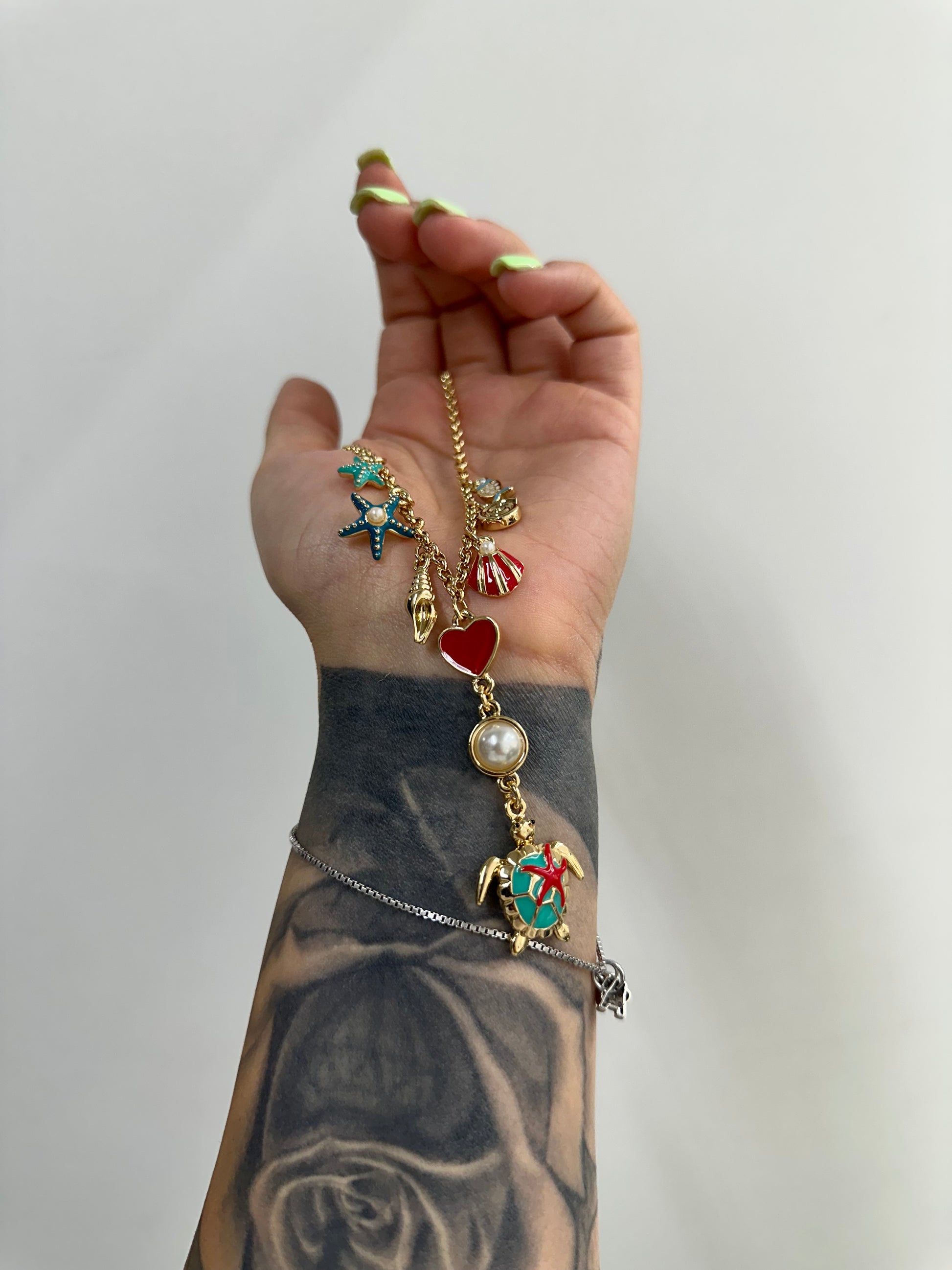 COLLANA AMO CAPRI CON TARTARUGA