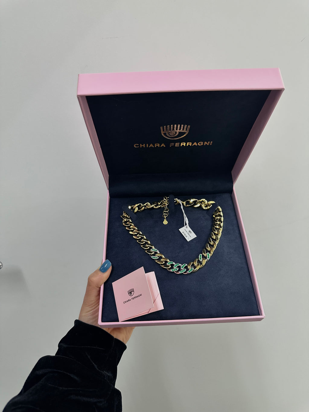 COLLANA GRUMETTA GREEN CHIARA FERRAGNI COLLECTION