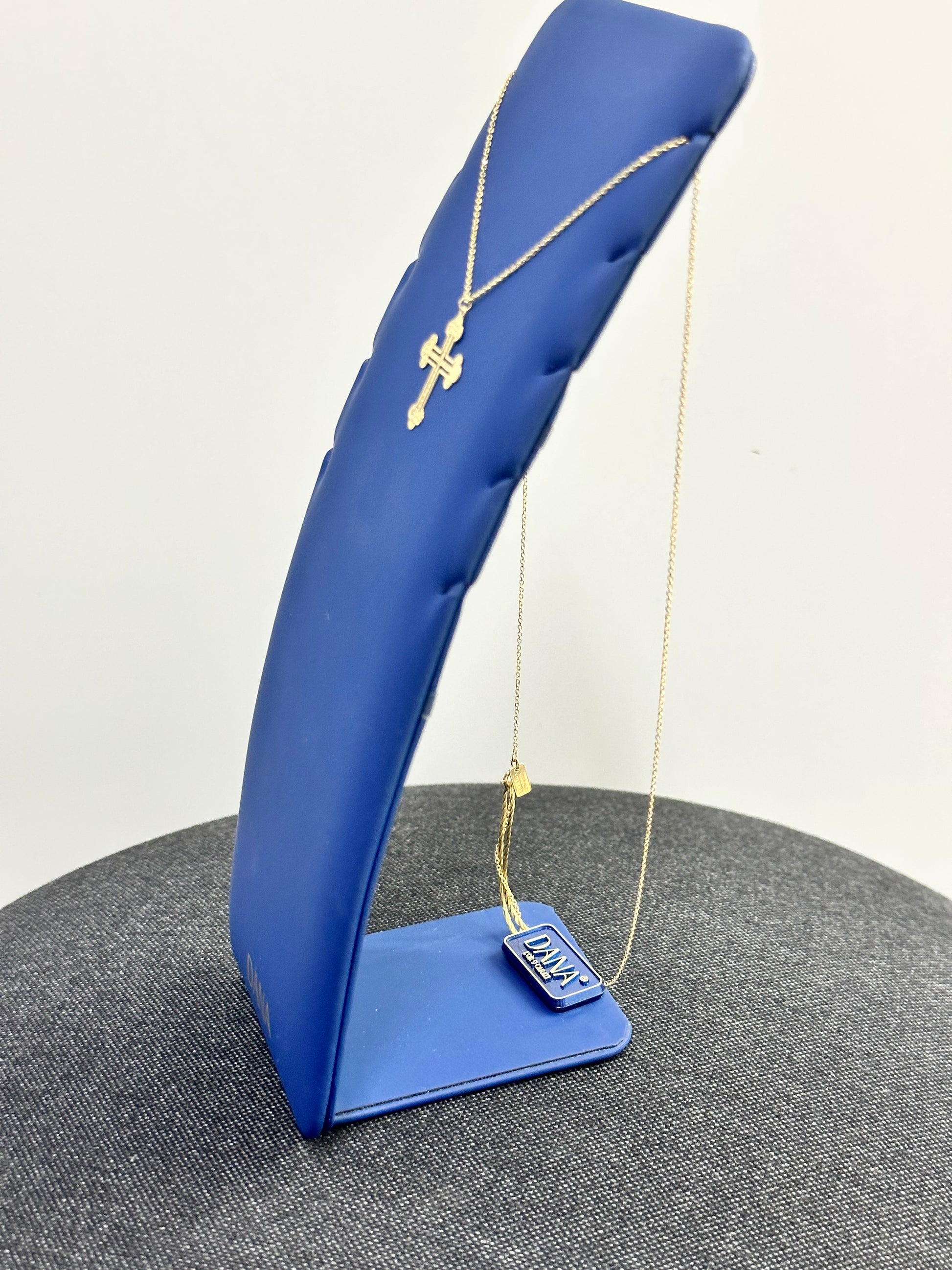 COLLANA CON CROCE ORO 9 CARATI