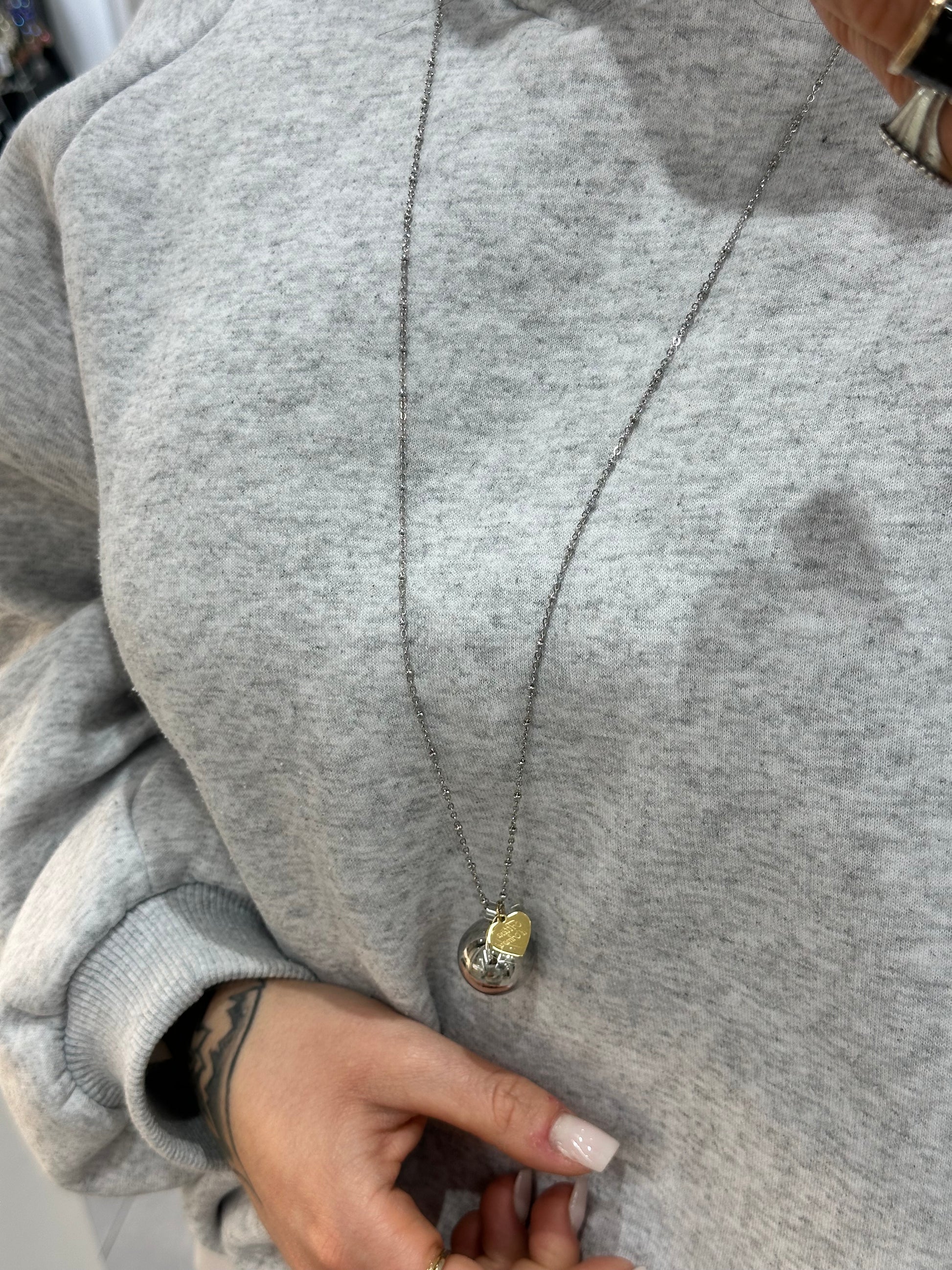COLLANA CHIAMA ANGELI S'AGAPO ATTESA D'AMORE