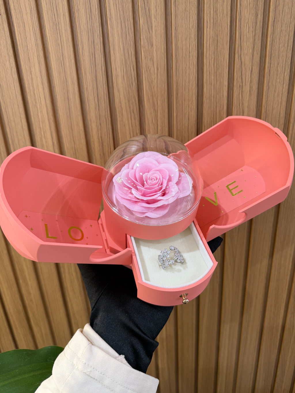 BOX PURE CON ANELLO FLOWERS ARGENTO 925